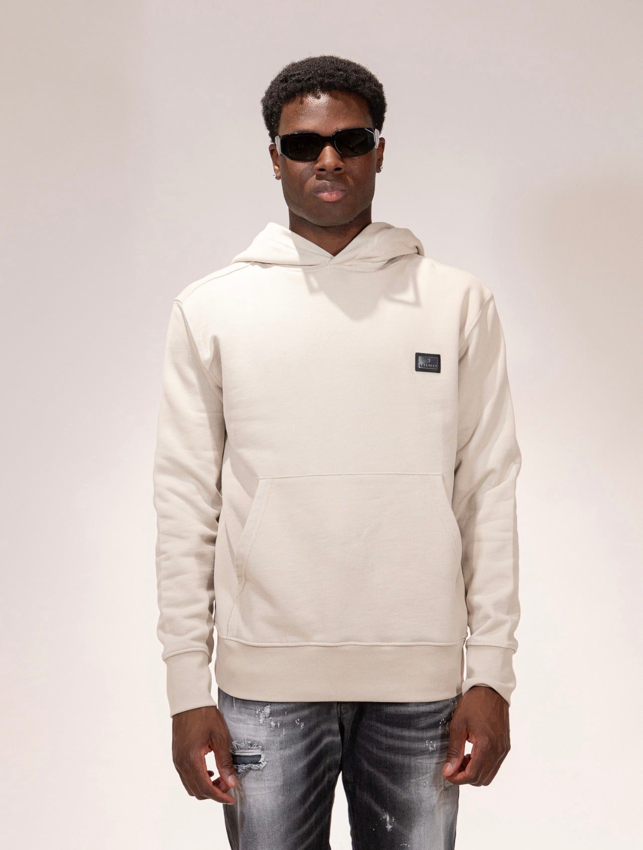 Felpa Soldier Cappuccio beige