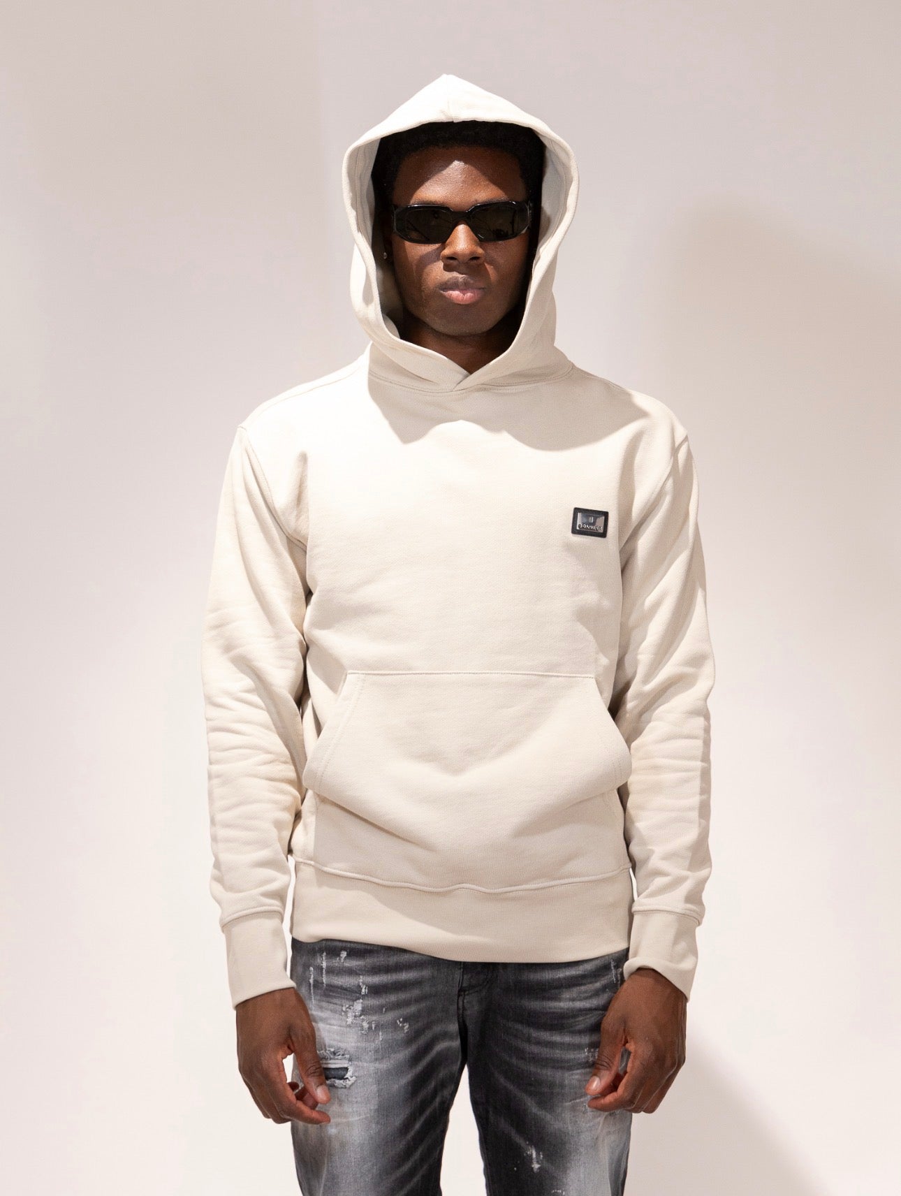 Felpa Soldier Cappuccio beige