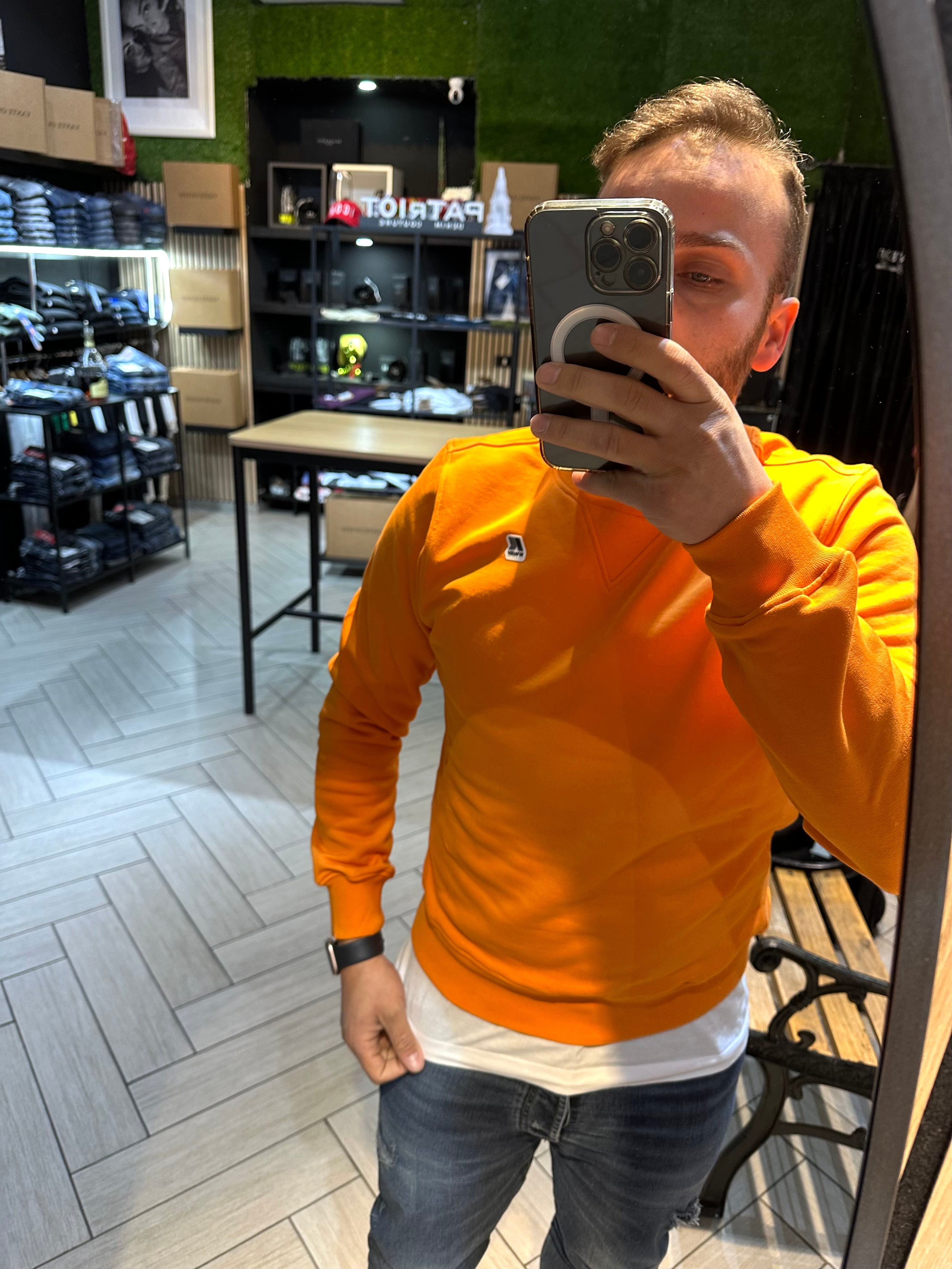 Felpa Kway Arancione