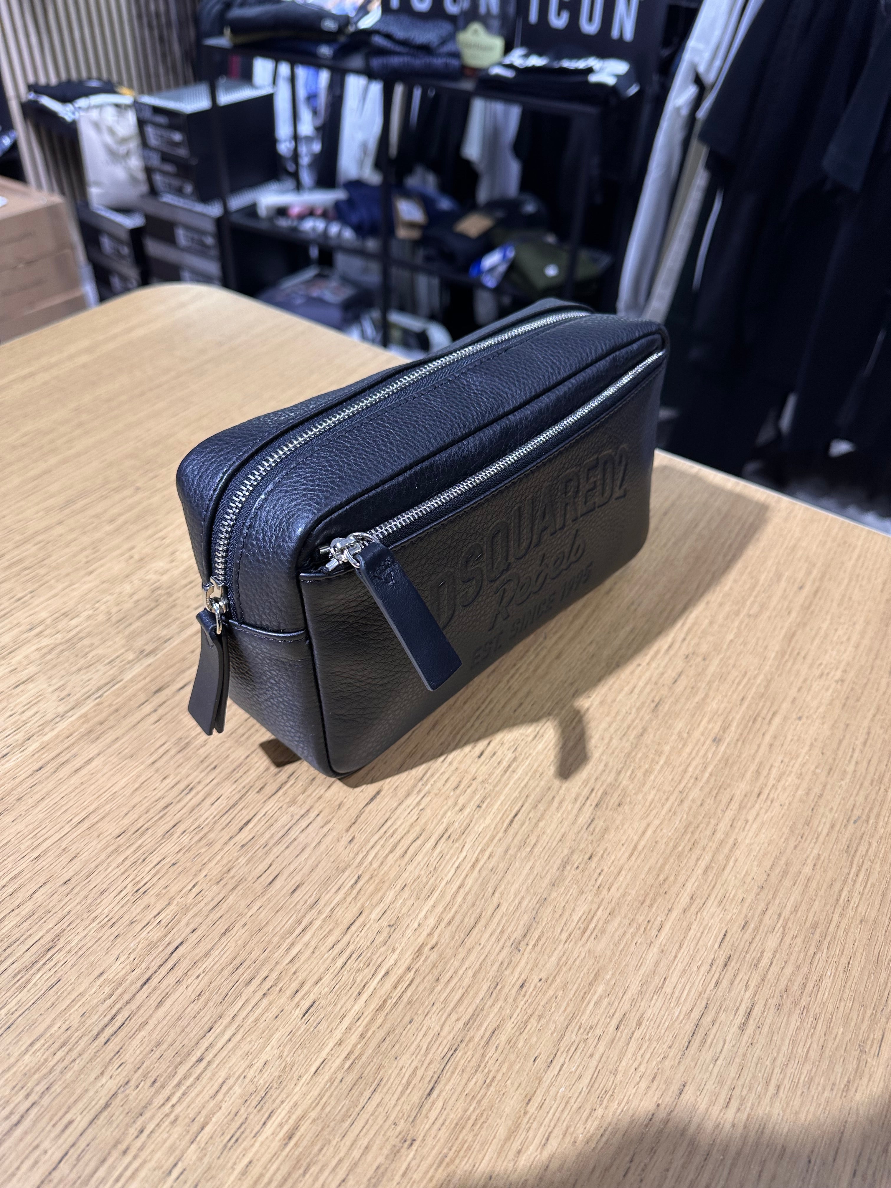 Pochette in pelle DSQUARED2