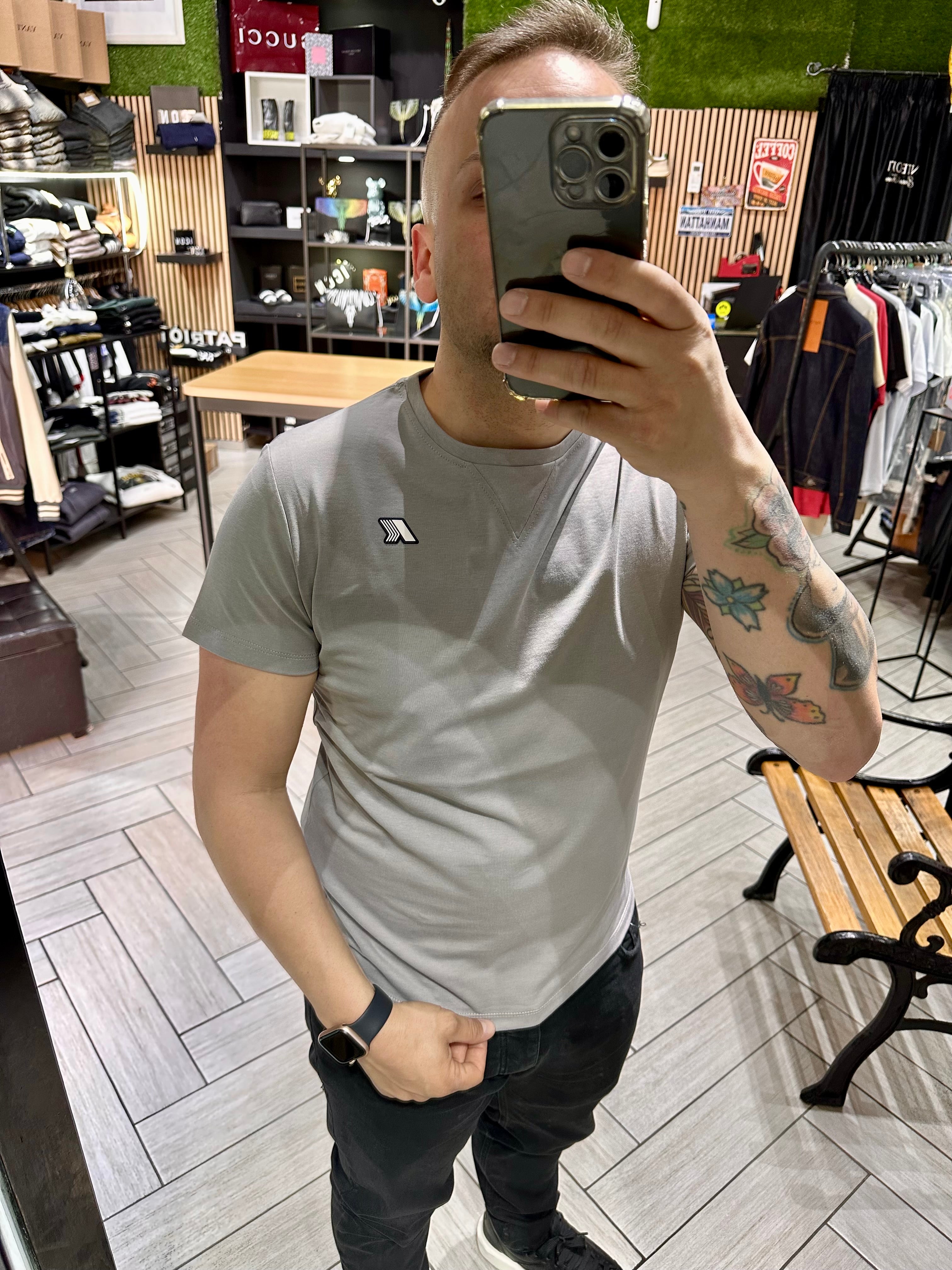 t-shirt Kway logo gommato