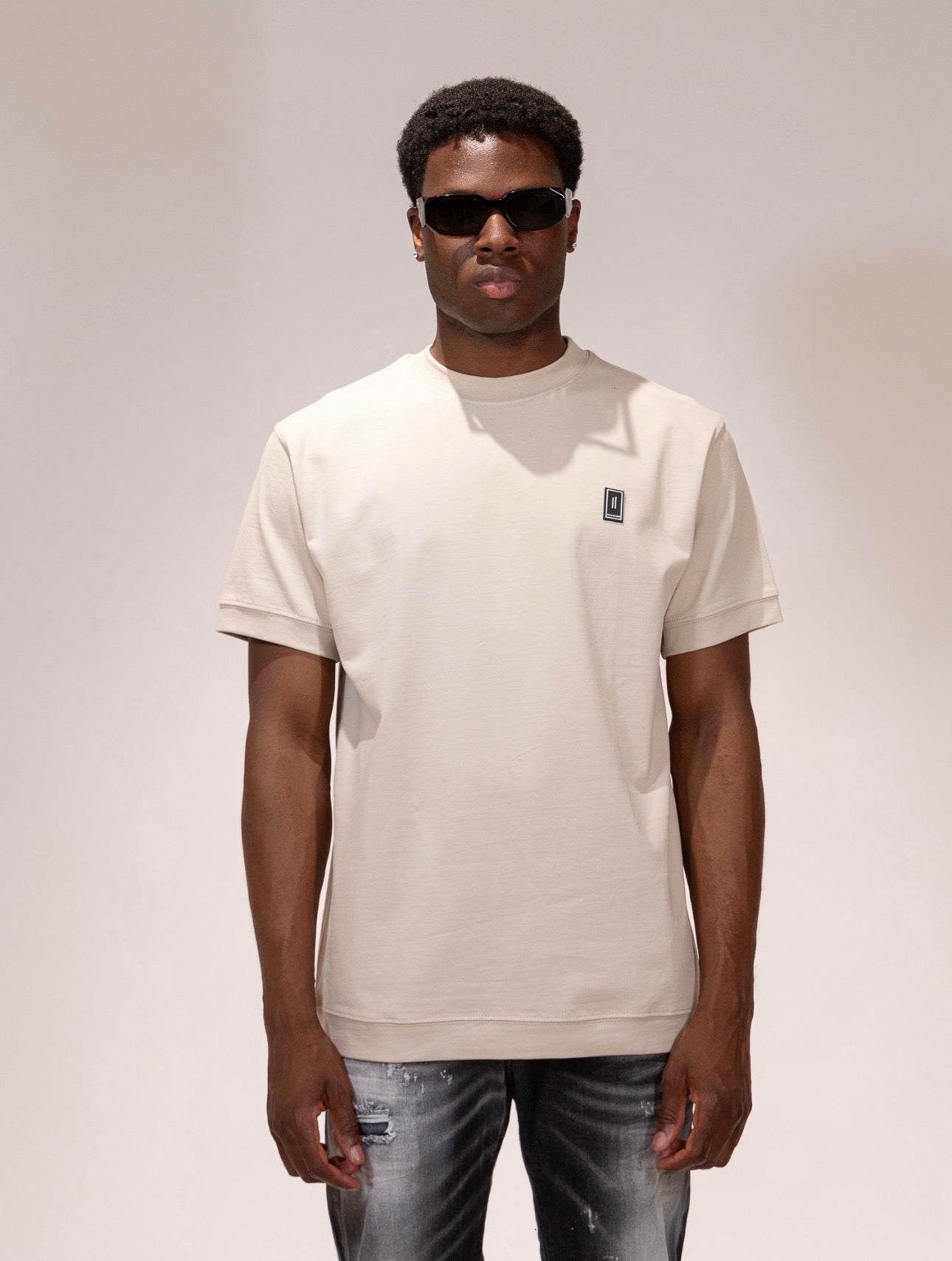 T-shirt Soldier Patch Beige