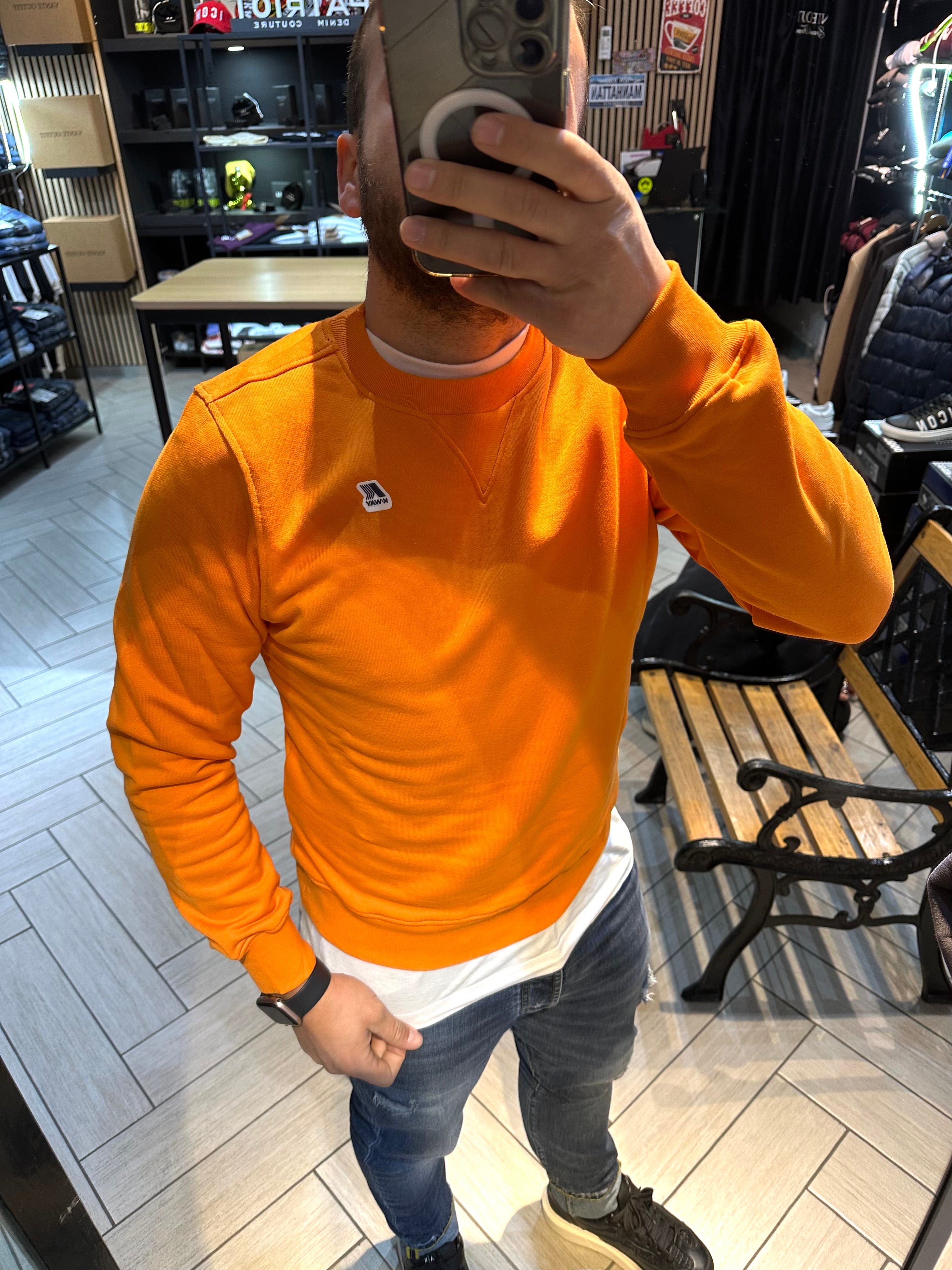 Felpa Kway Arancione