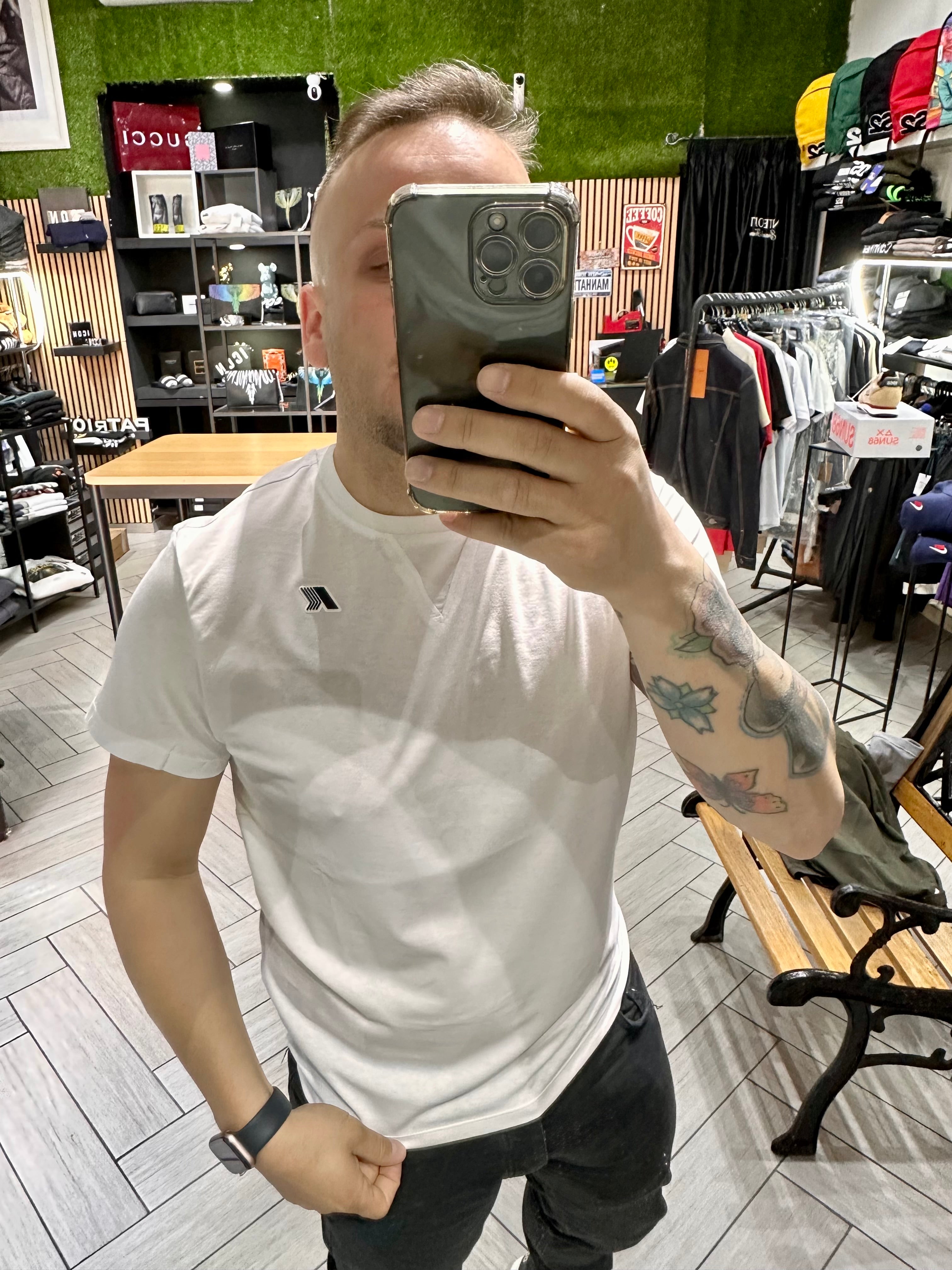 t-shirt Kway logo gommato