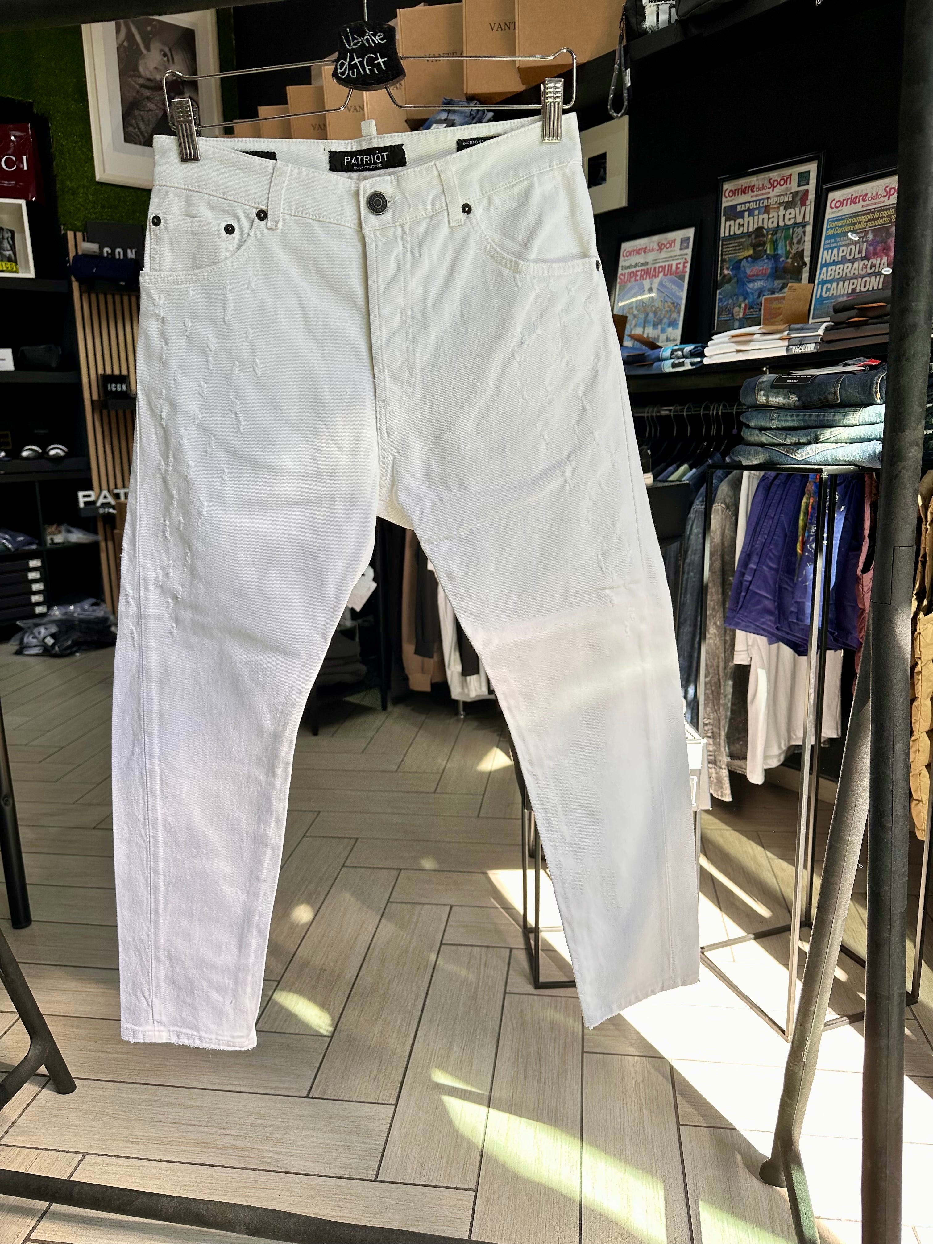 Jeans Patriôt bianco basic