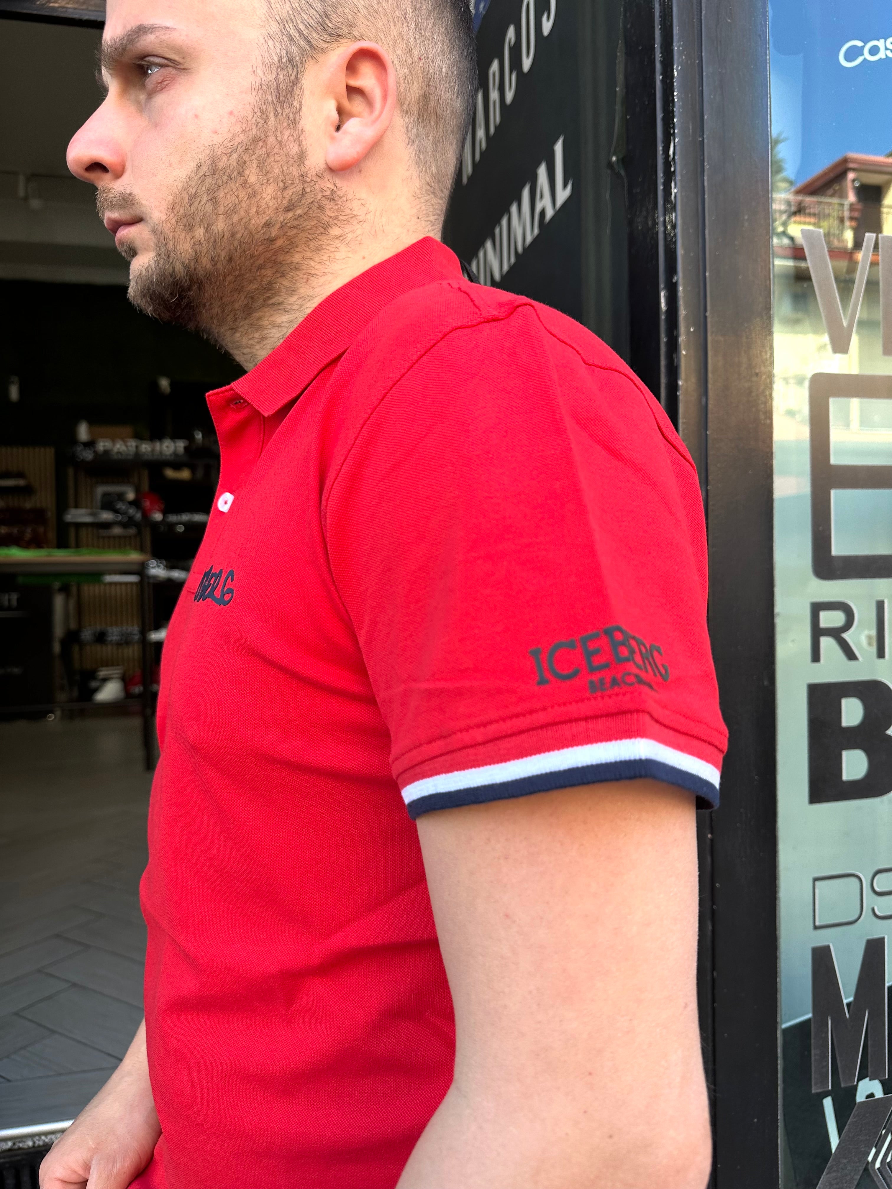 Polo Iceberg Rosso