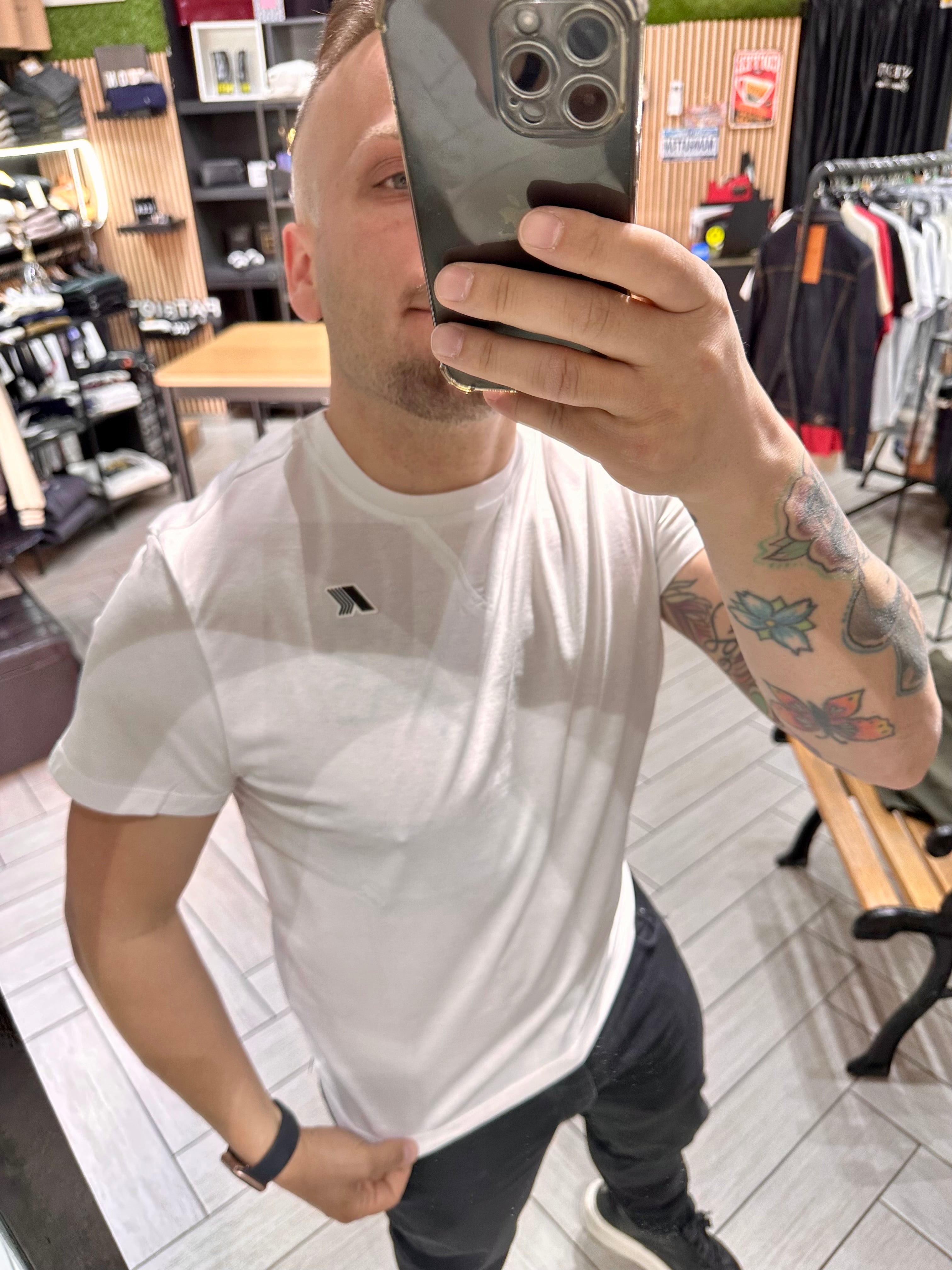 t-shirt Kway logo gommato