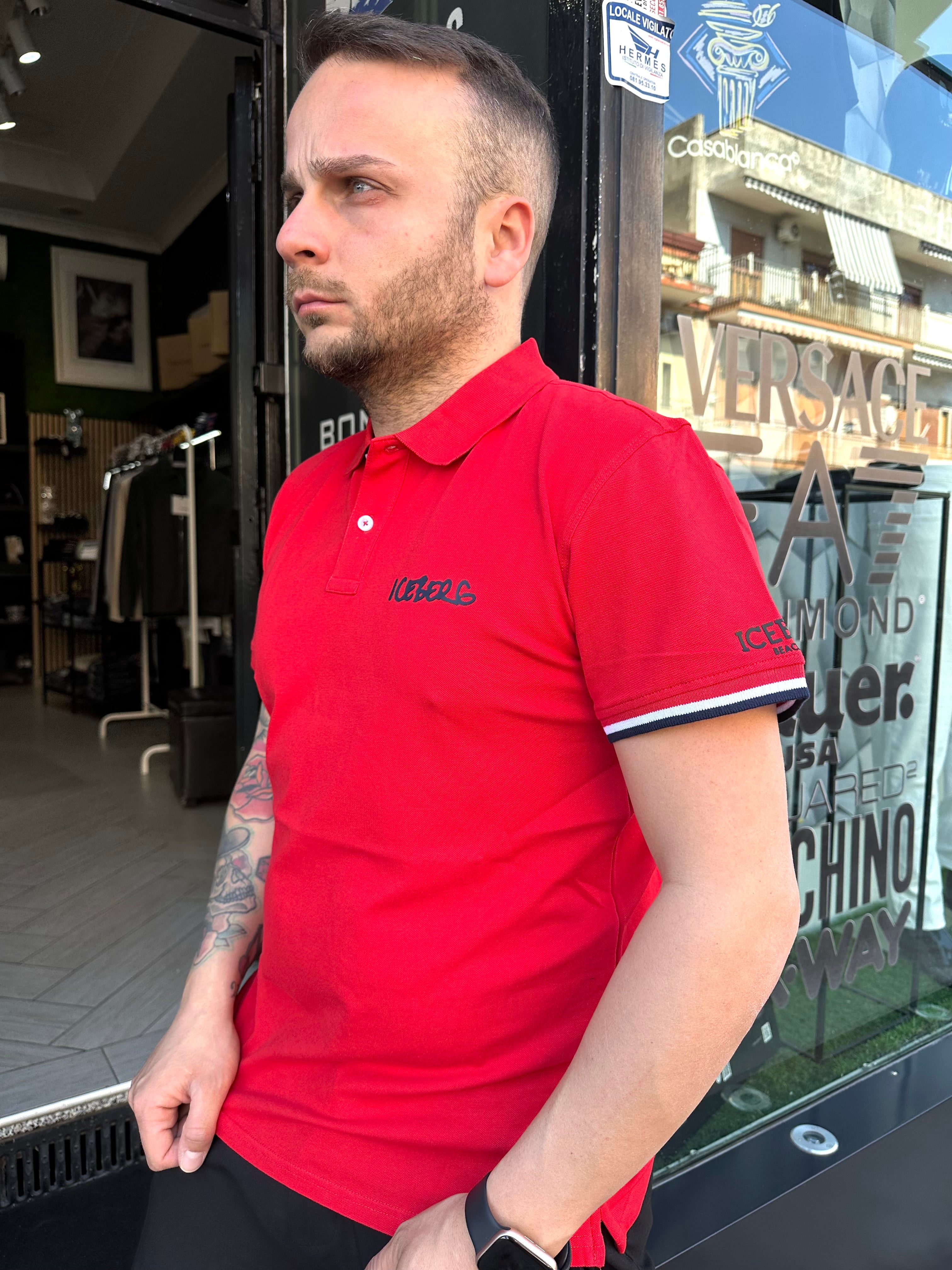 Polo Iceberg Rosso