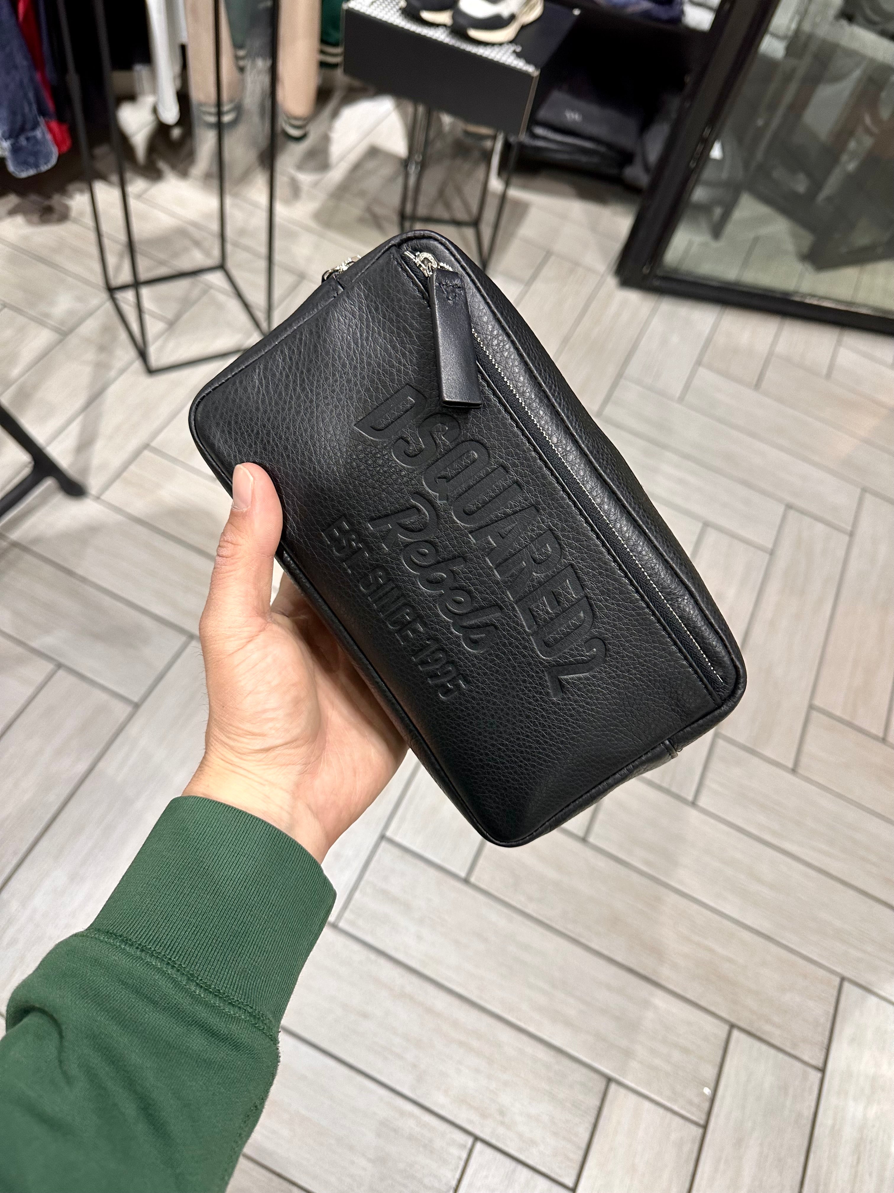 Pochette in pelle DSQUARED2