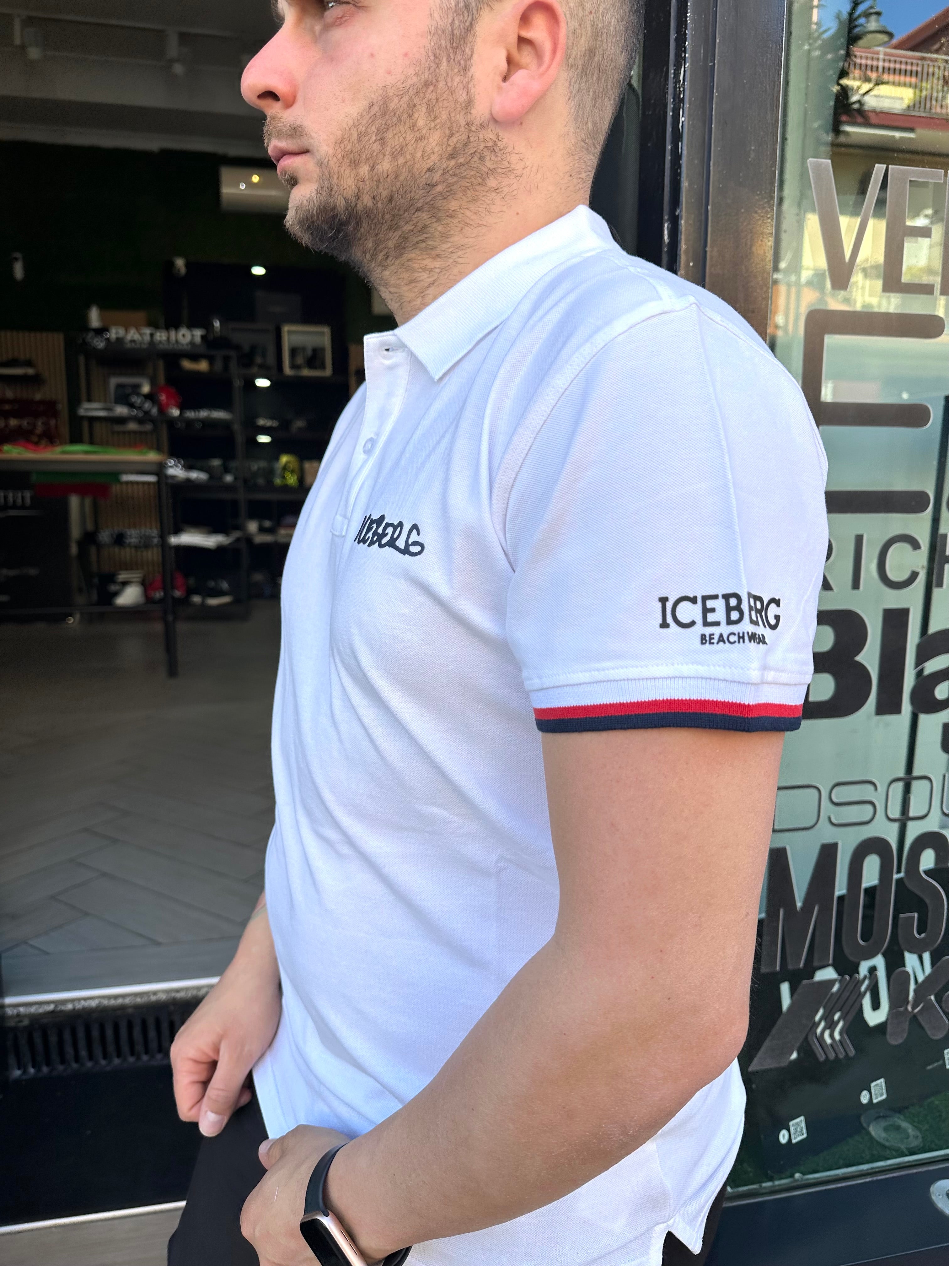 Polo Iceberg Bianca