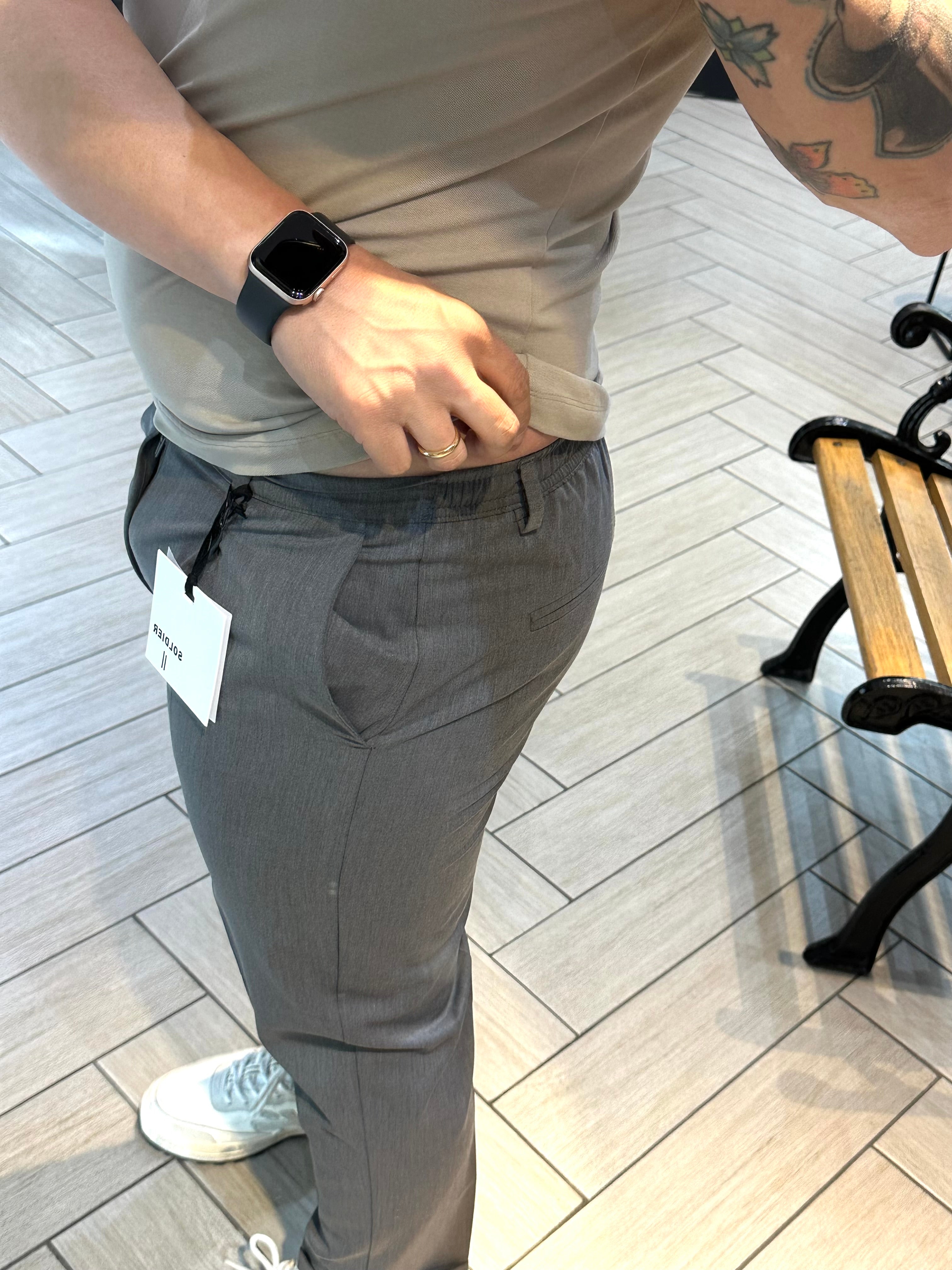 Pantalone Semisartoriale Soldier Grigio