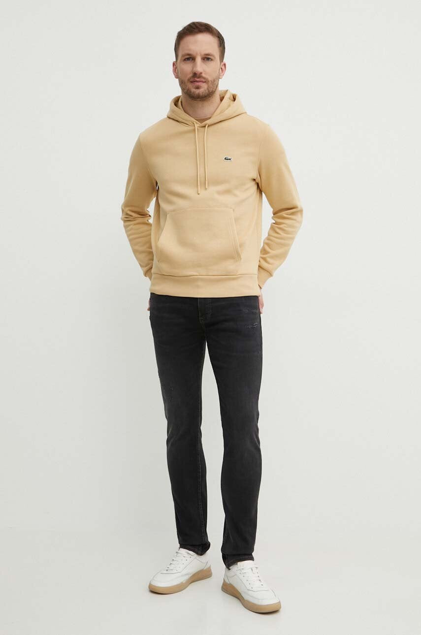 Felpa Lacoste Cappuccio beige