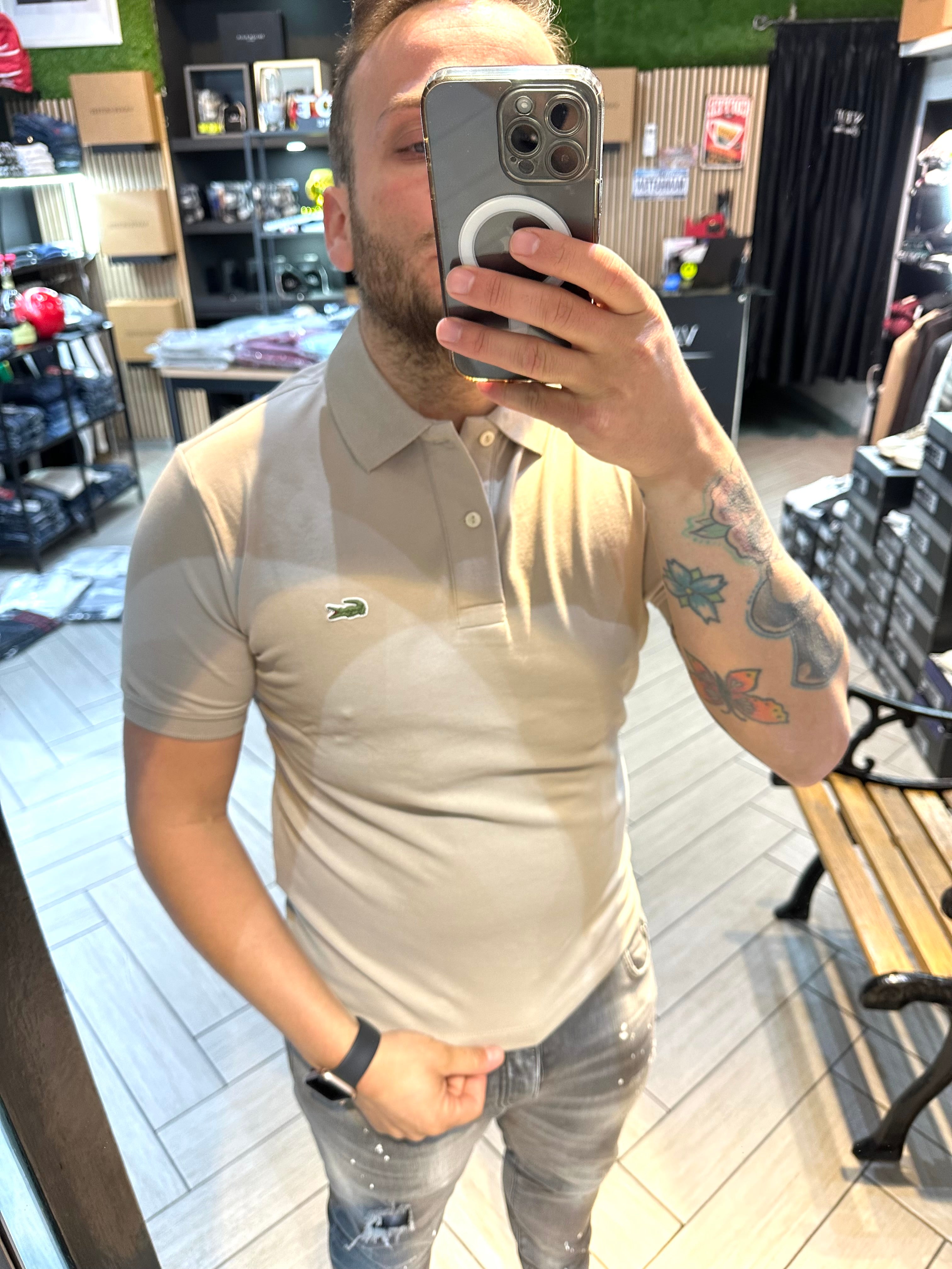 Polo Lacoste Nocciola