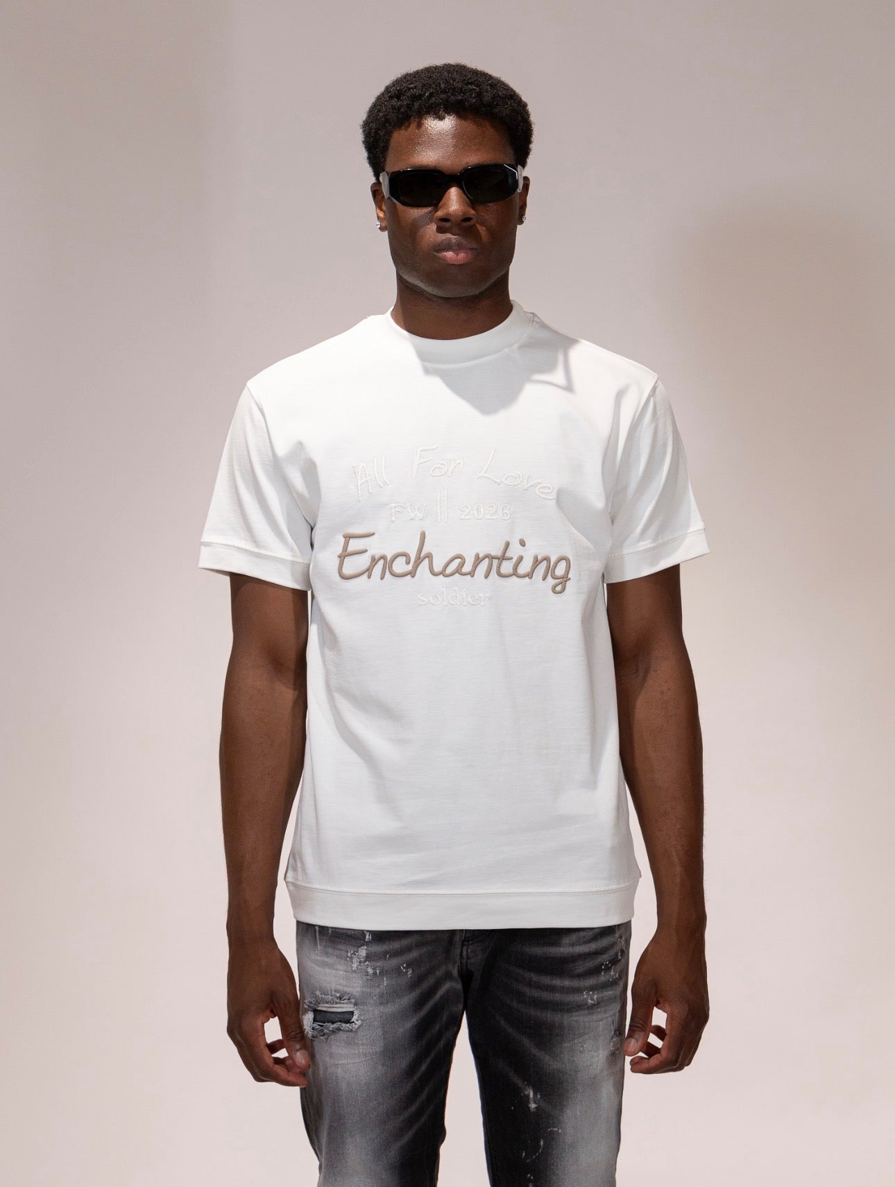 T-shirt Soldier Ricamo