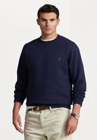 Felpa Ralph Lauren Blu Girocollo