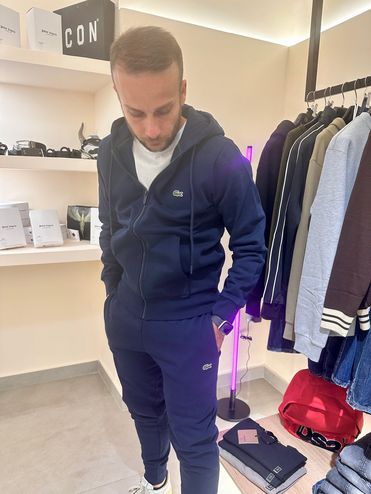 Tuta Lacoste con zip