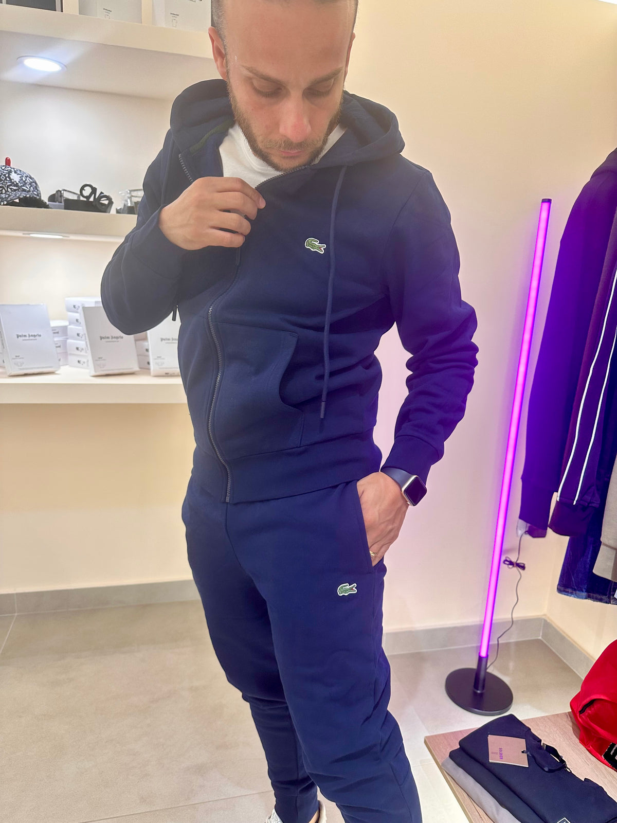 Tuta Lacoste con zip