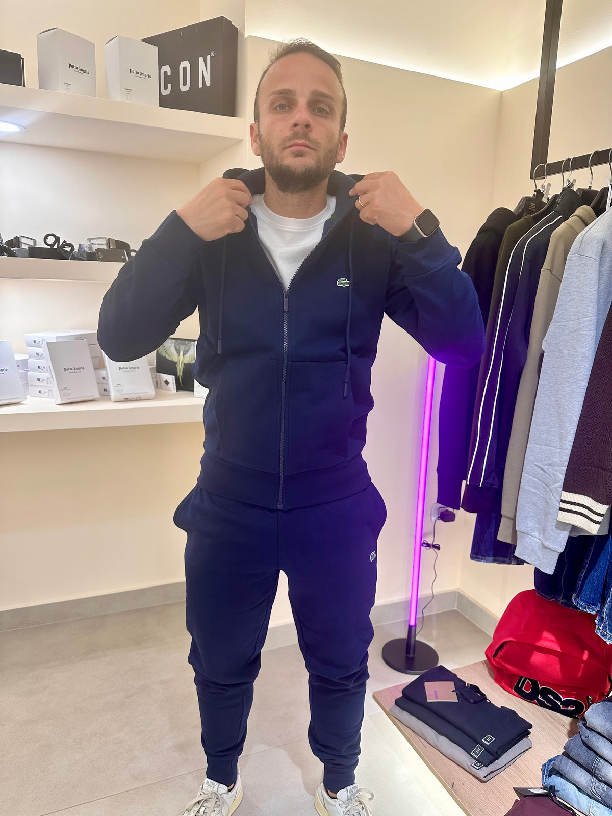 Tuta Lacoste con zip