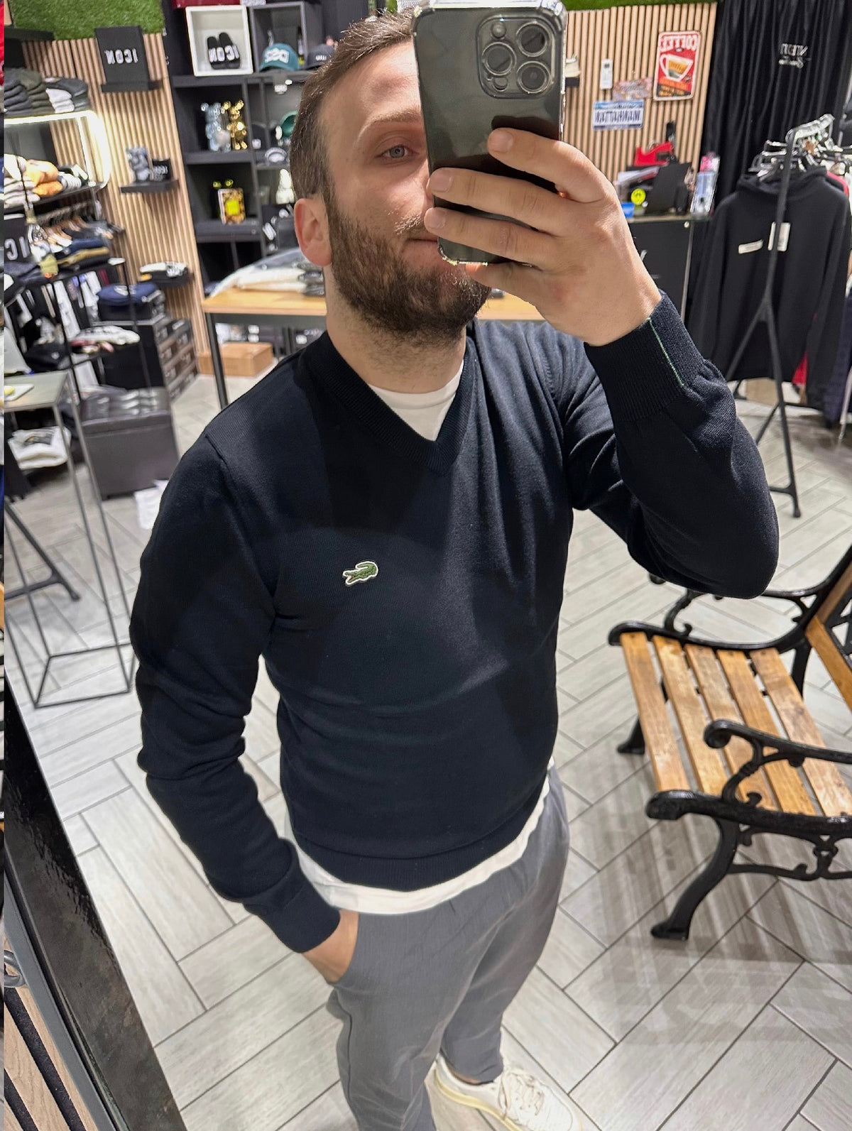 Maglioncino in filo Lacoste