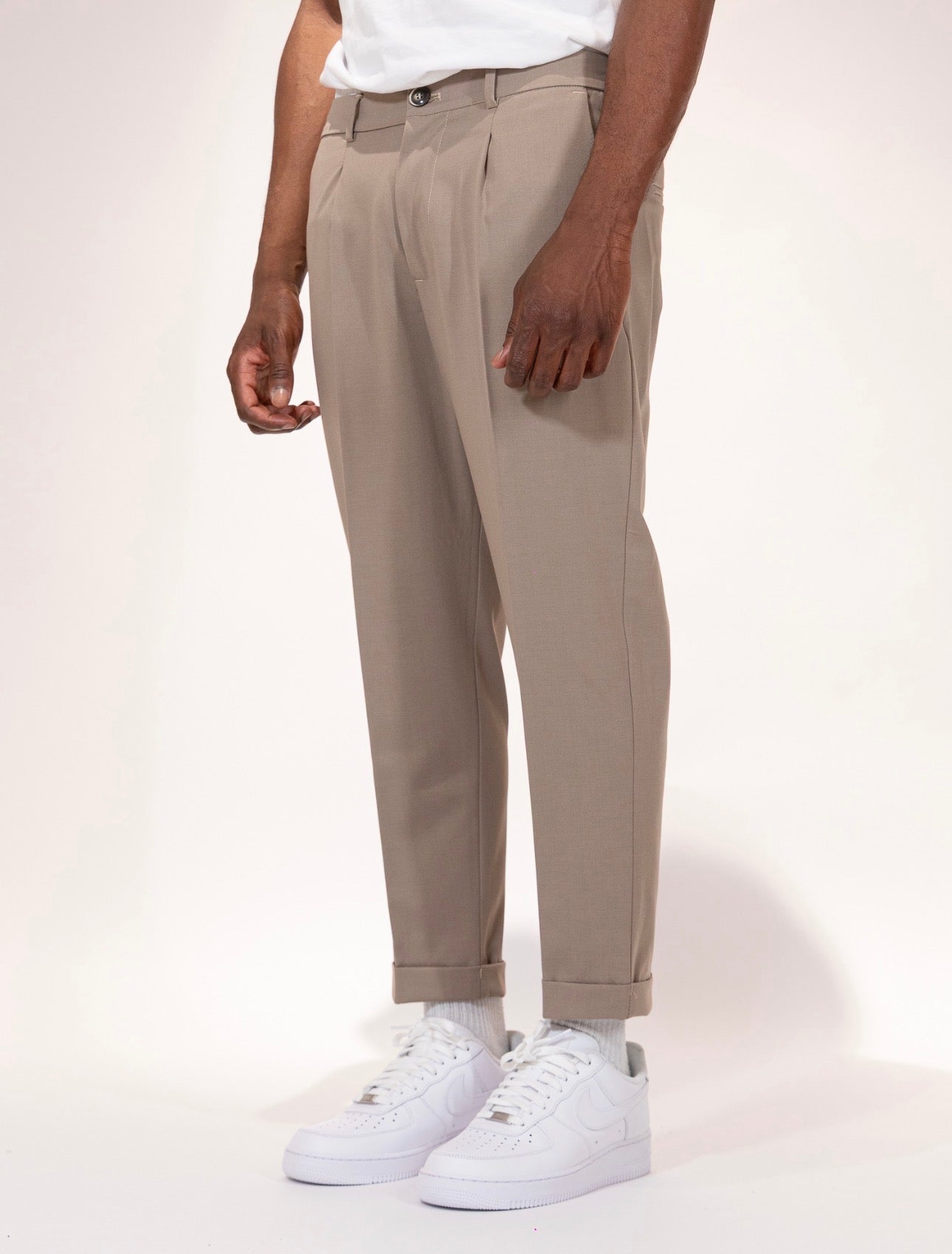 Pantalone Soldier Semisartoriale Beige