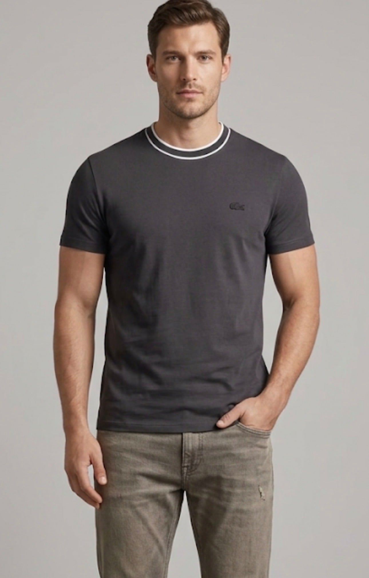 T-shirt Lacoste Nera