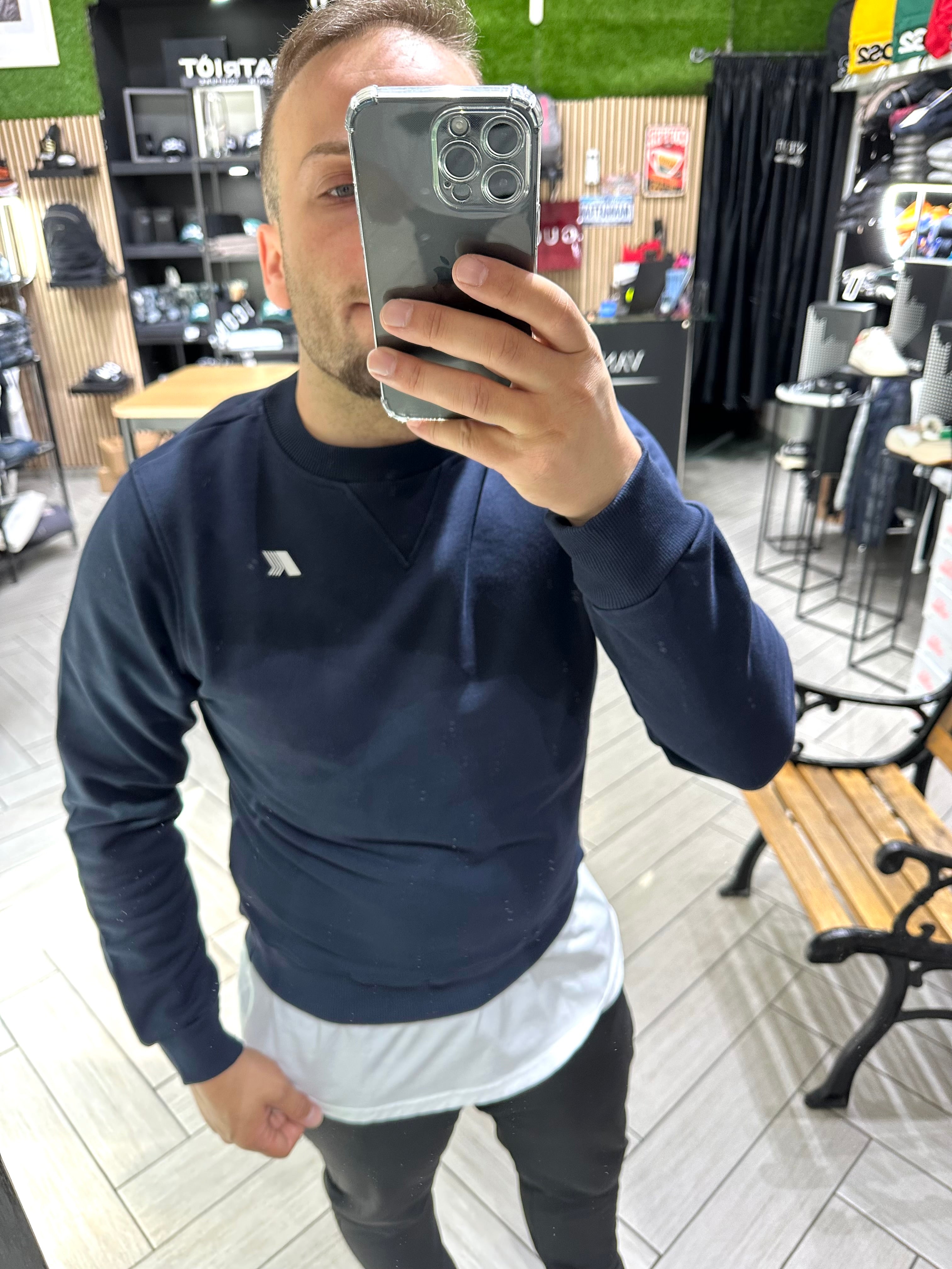 Felpa kway Blu