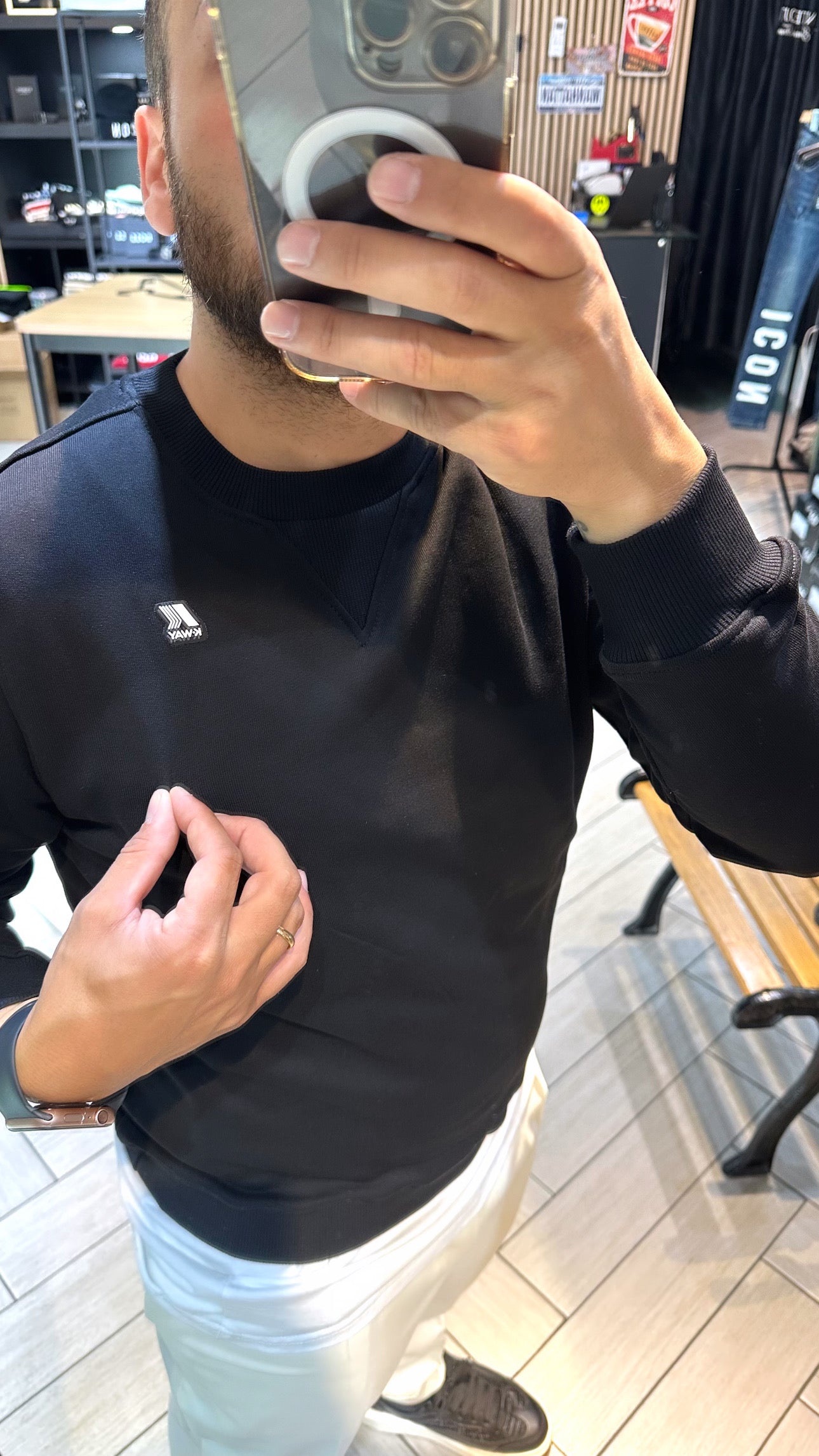 Felpa kway Blu