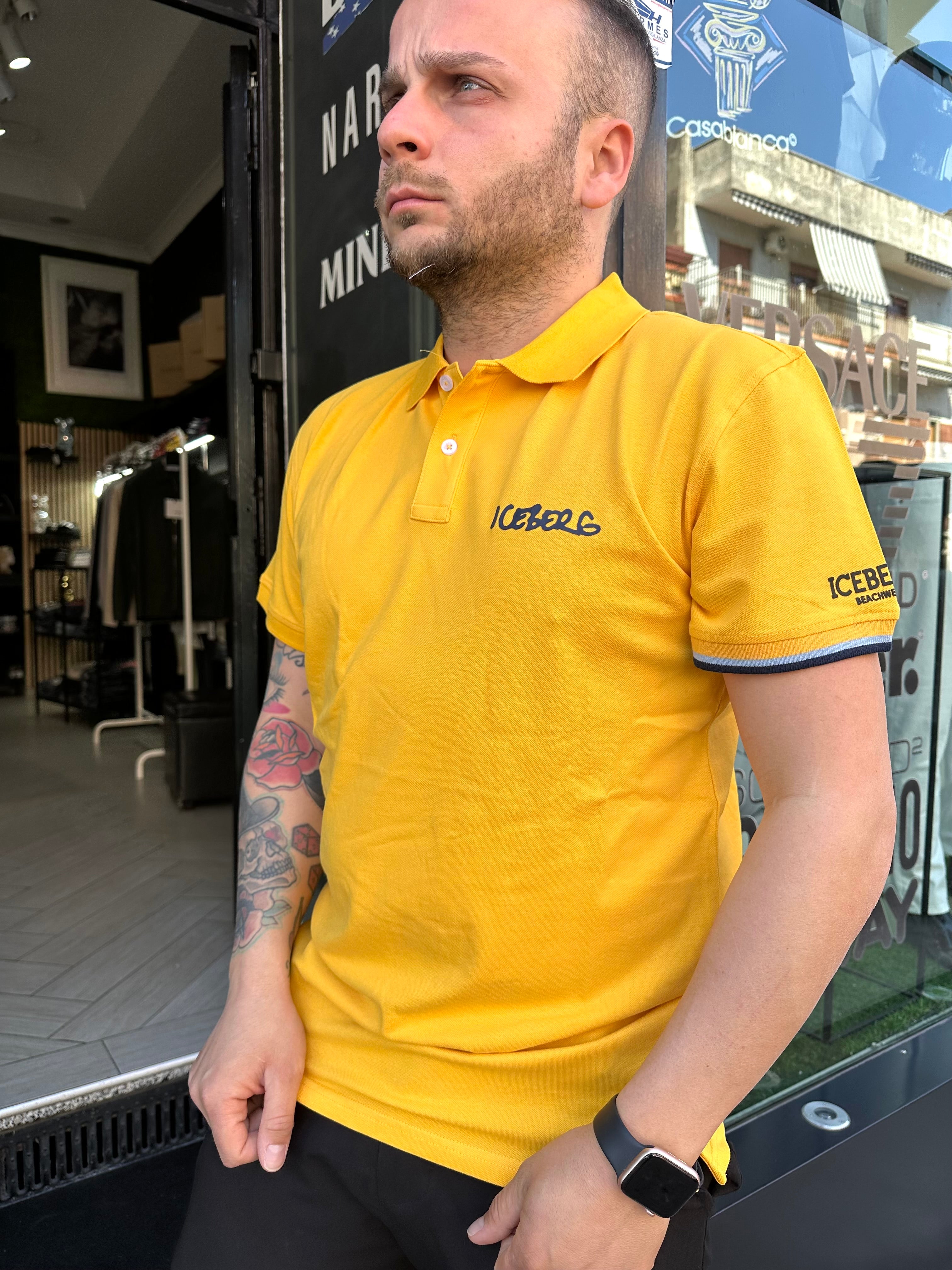 Polo Iceberg Gialla