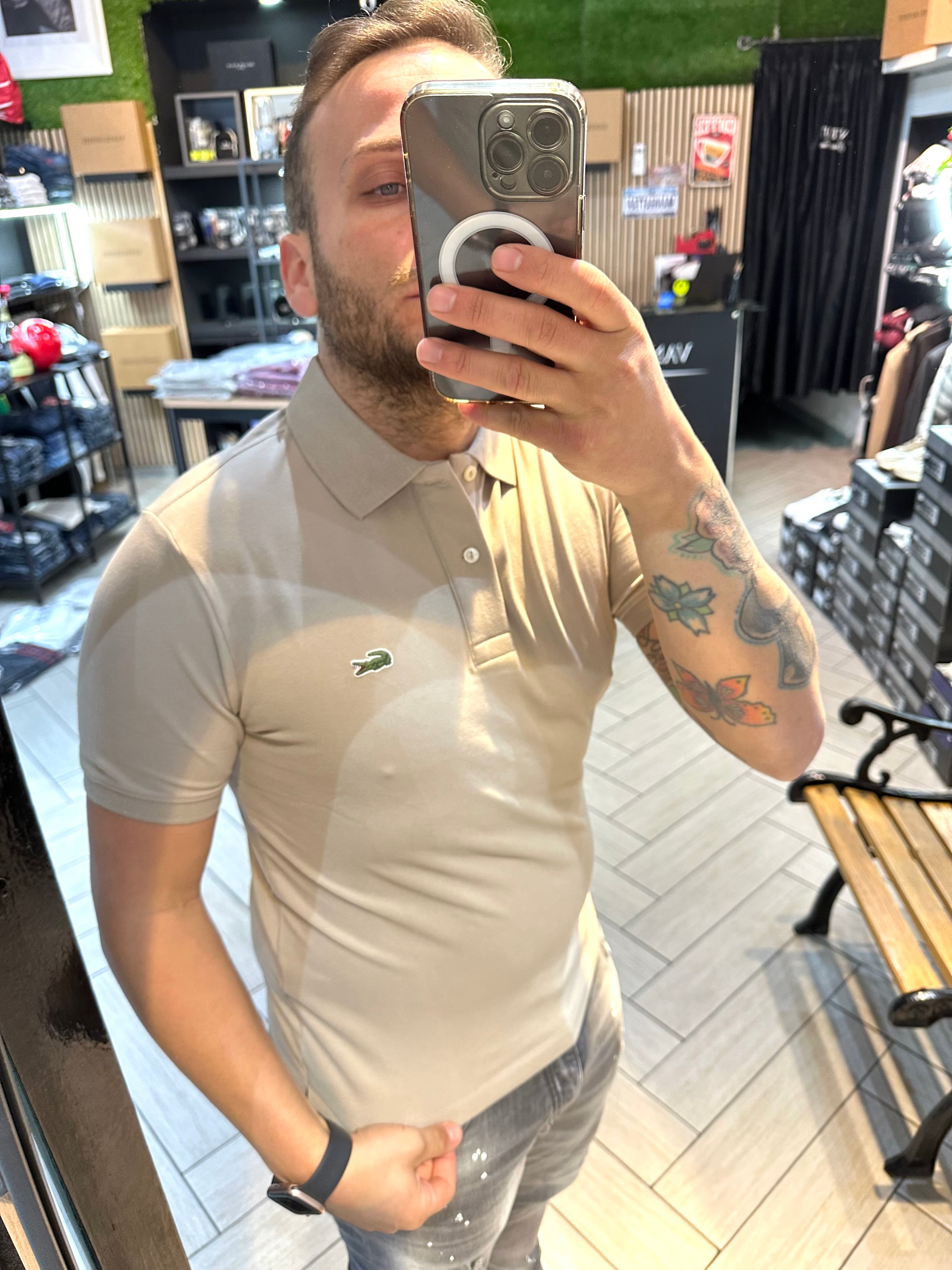 Polo Lacoste Nocciola