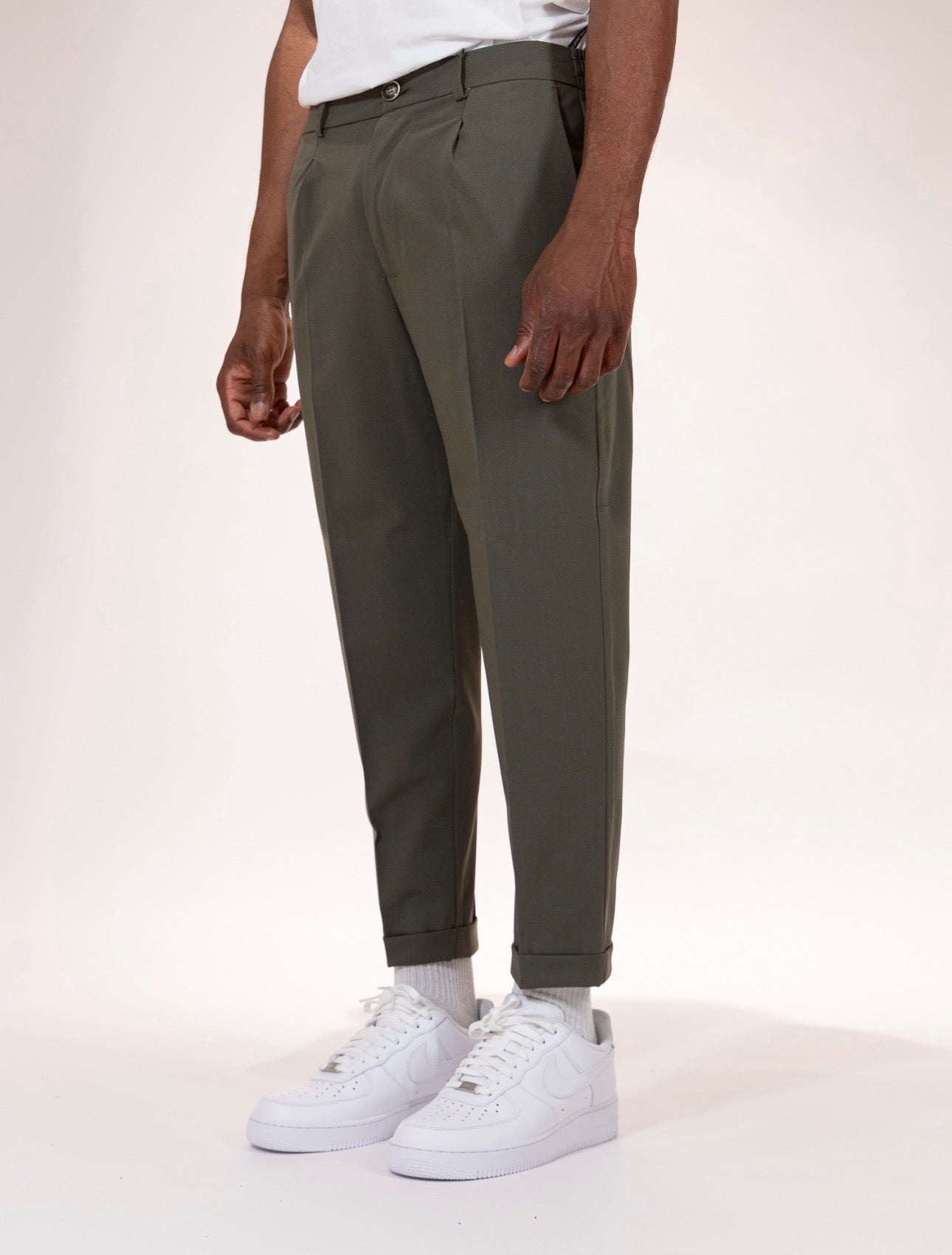 Pantalone Soldier Semisartoriale Verde