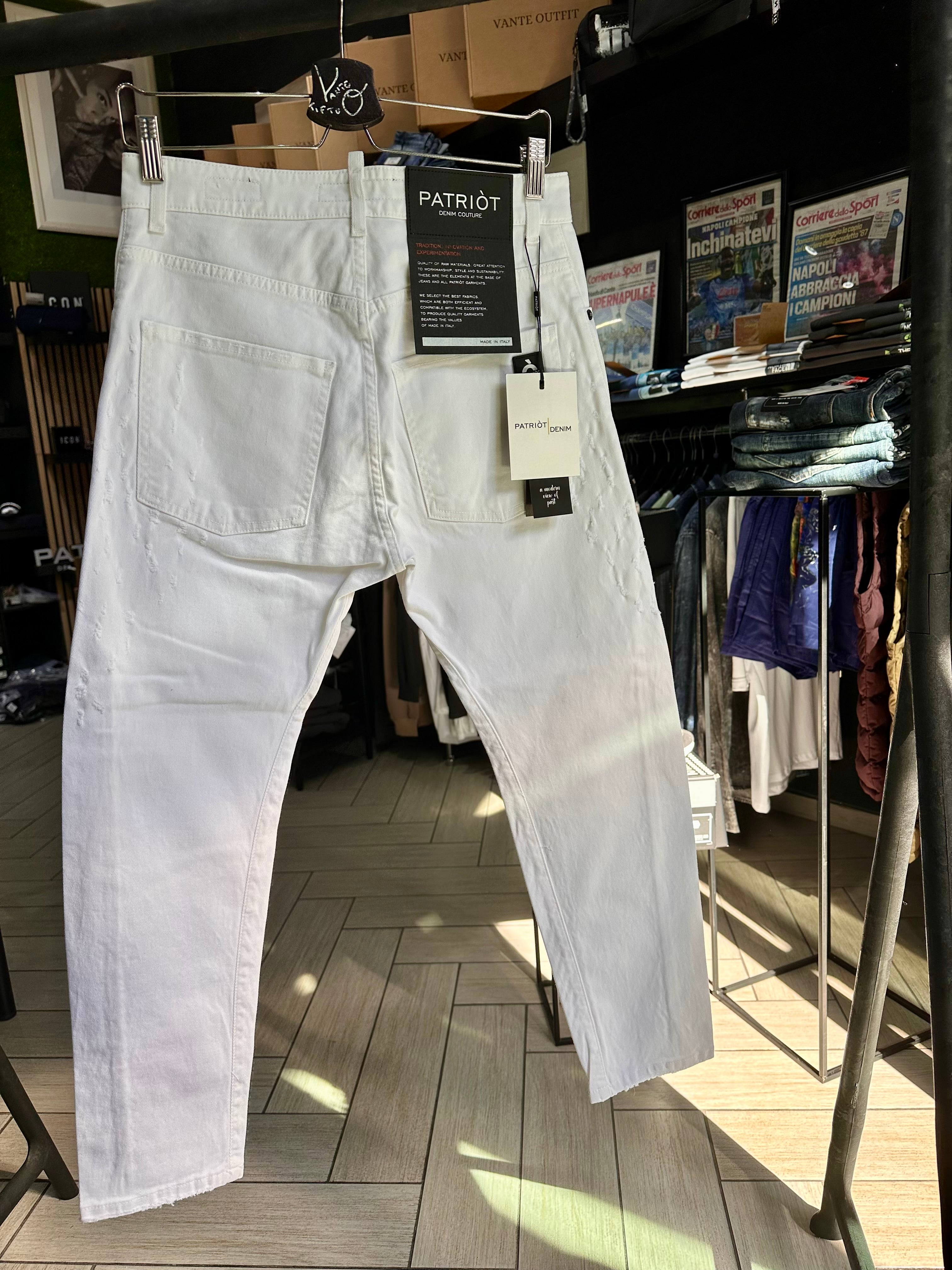 Jeans Patriôt bianco basic