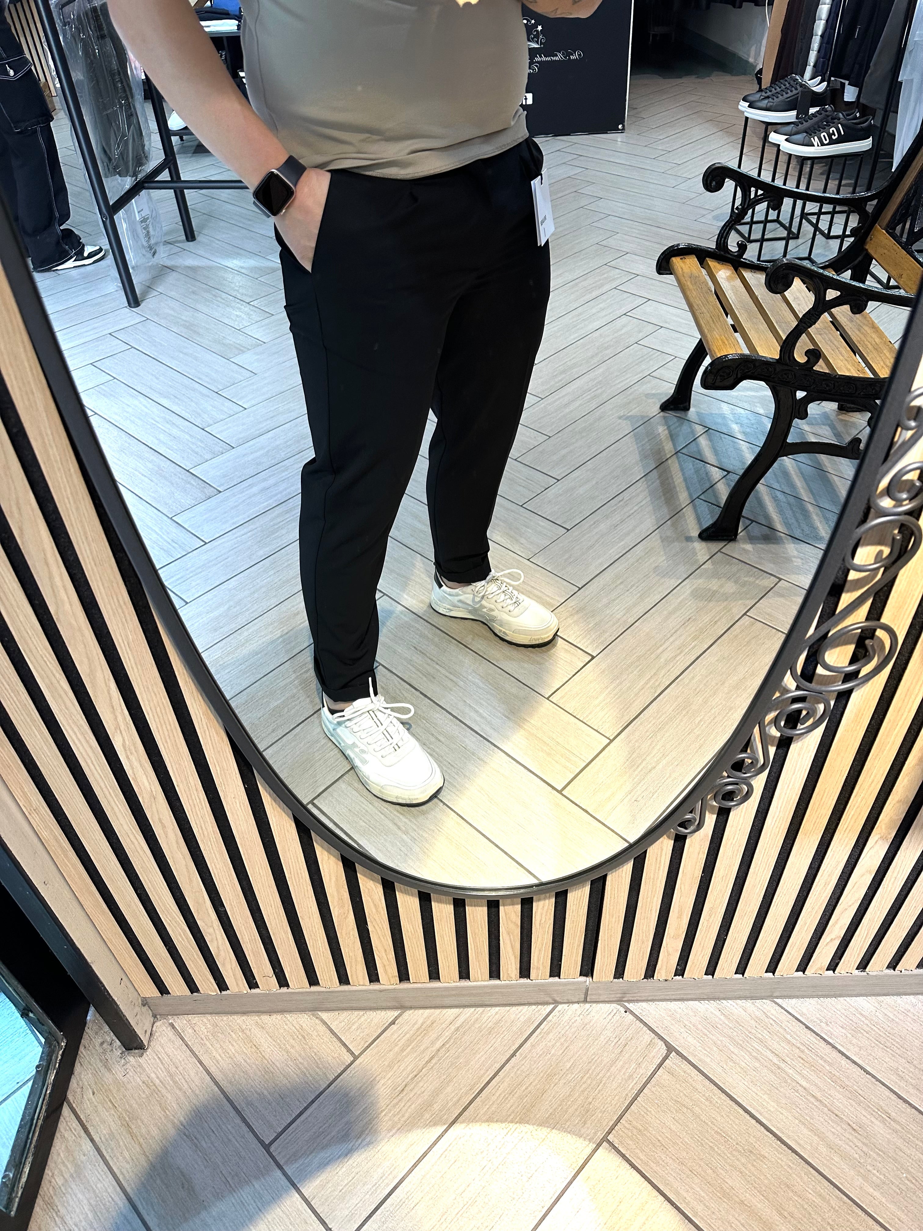 Pantalone Semisartoriale Soldier Nero
