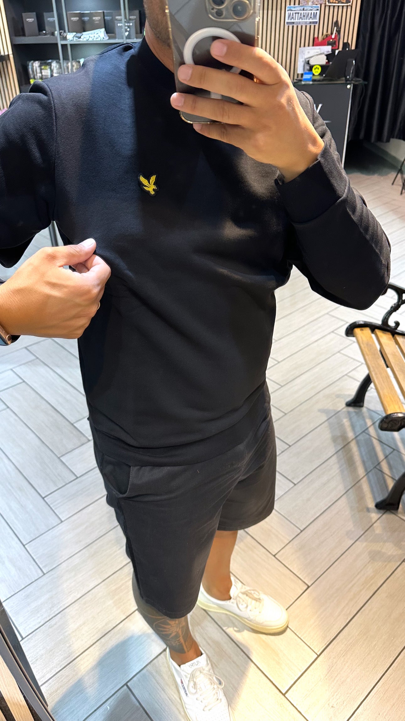 Felpa Girocollo Lyle e Scott