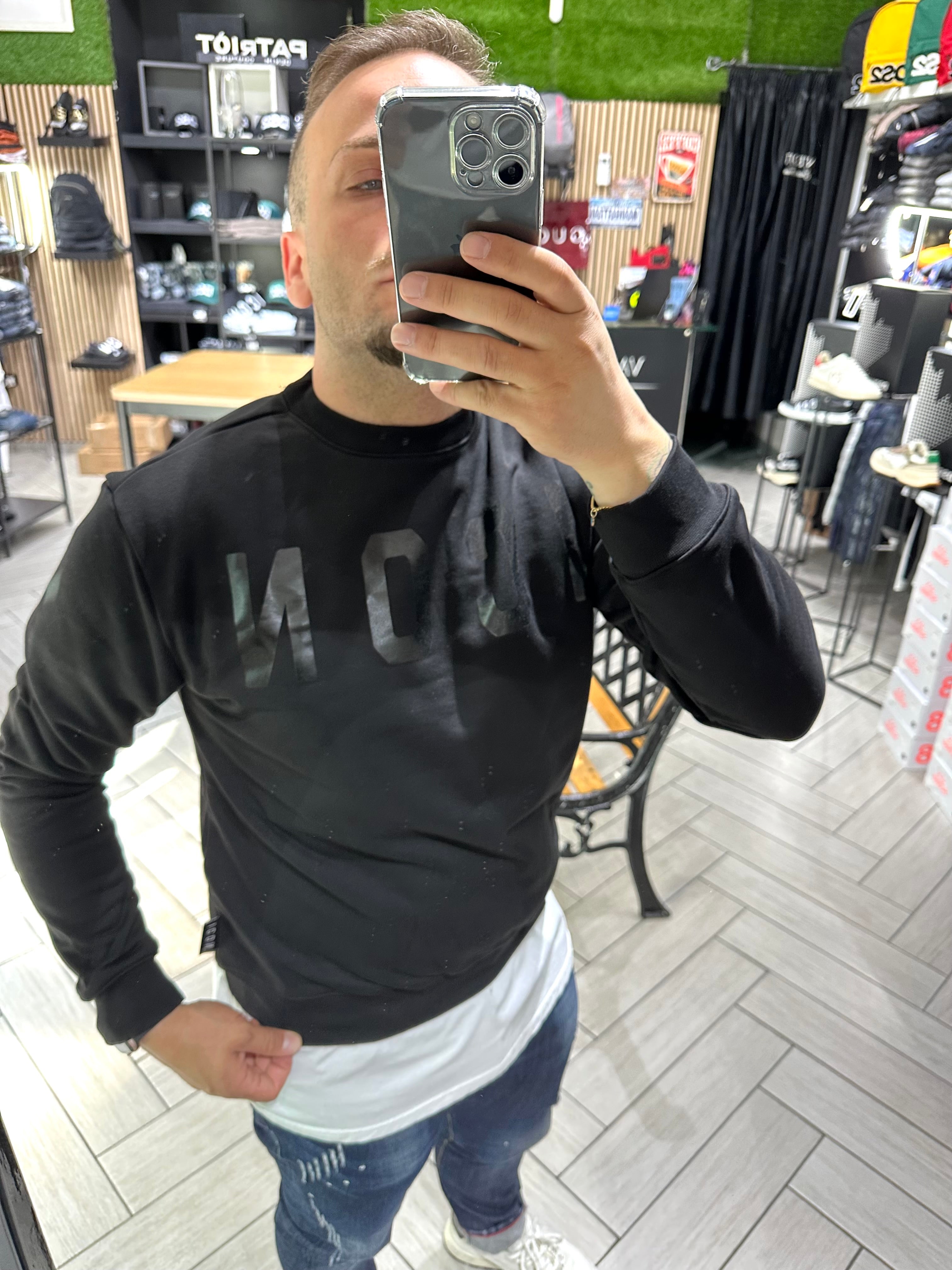 Felpa ICON BASIC Nera
