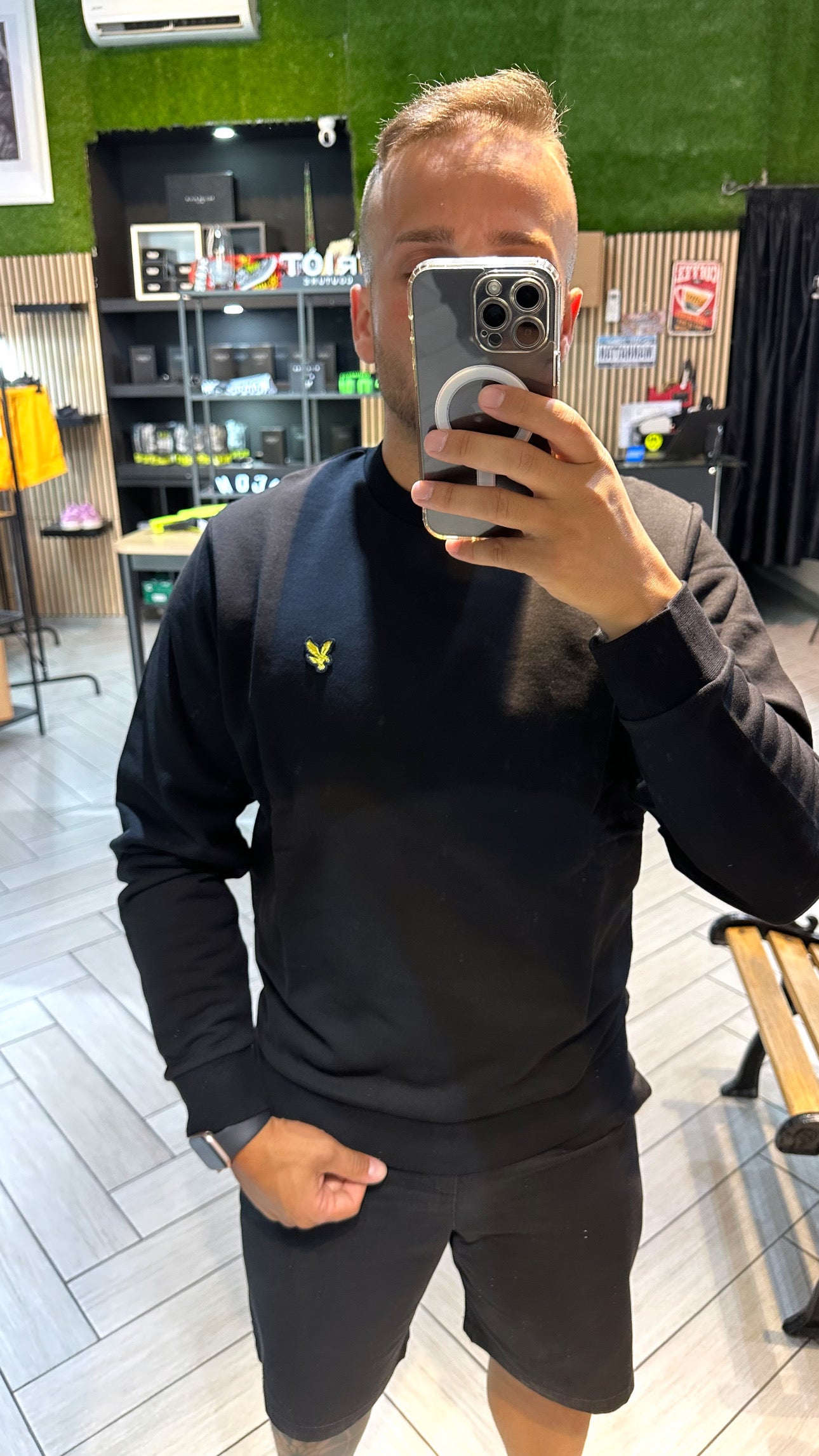 Felpa Girocollo Lyle e Scott