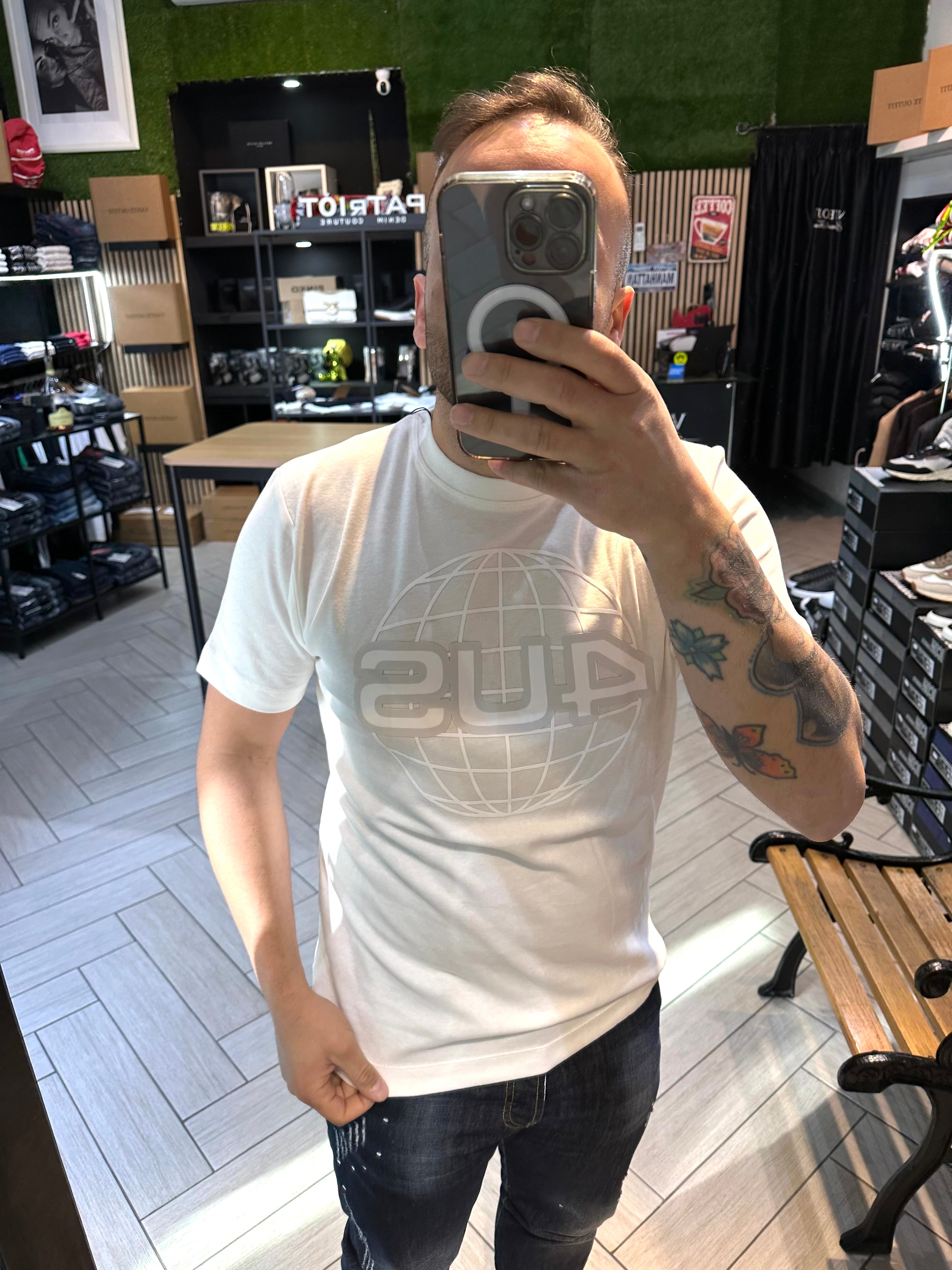 T-Shirt 4US PACIOTTI Panna