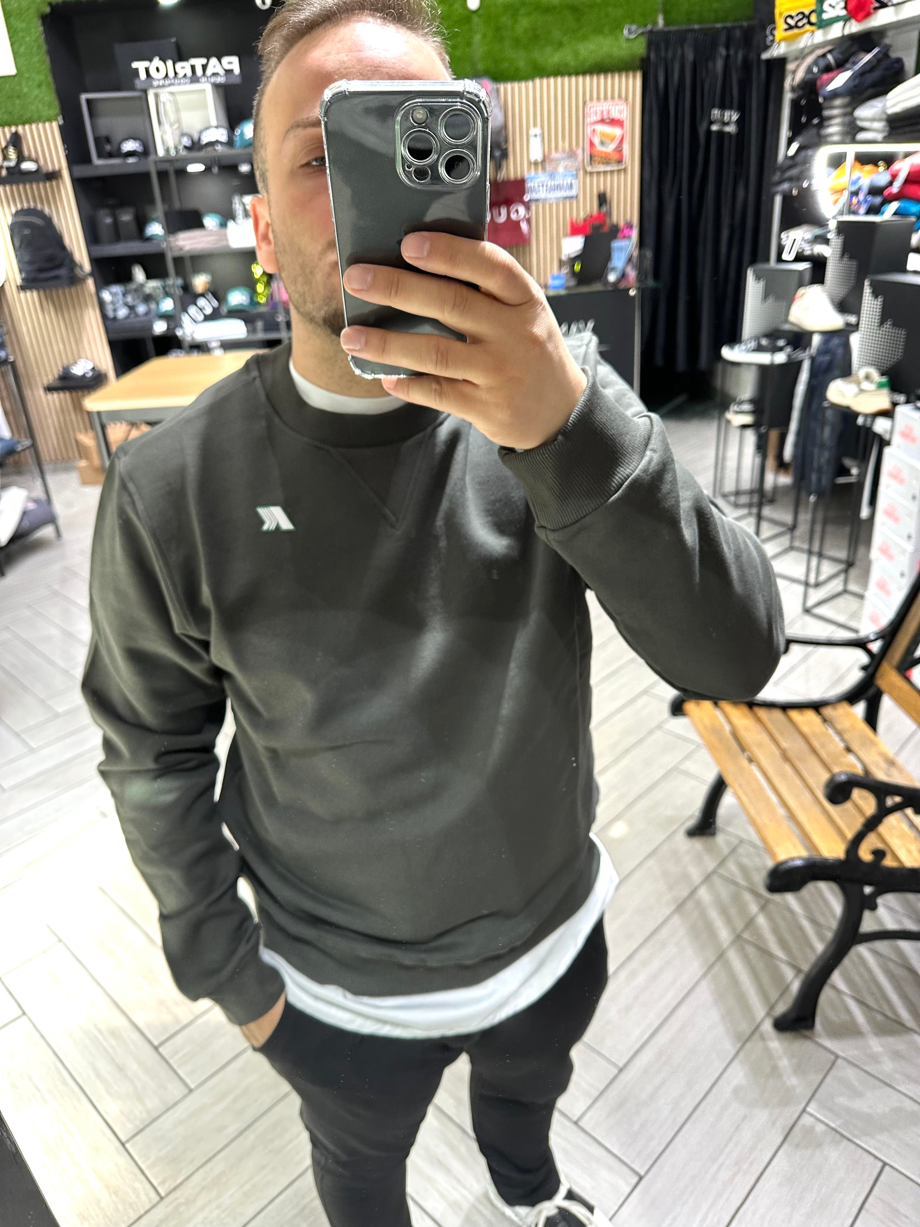 Felpa kway Verde