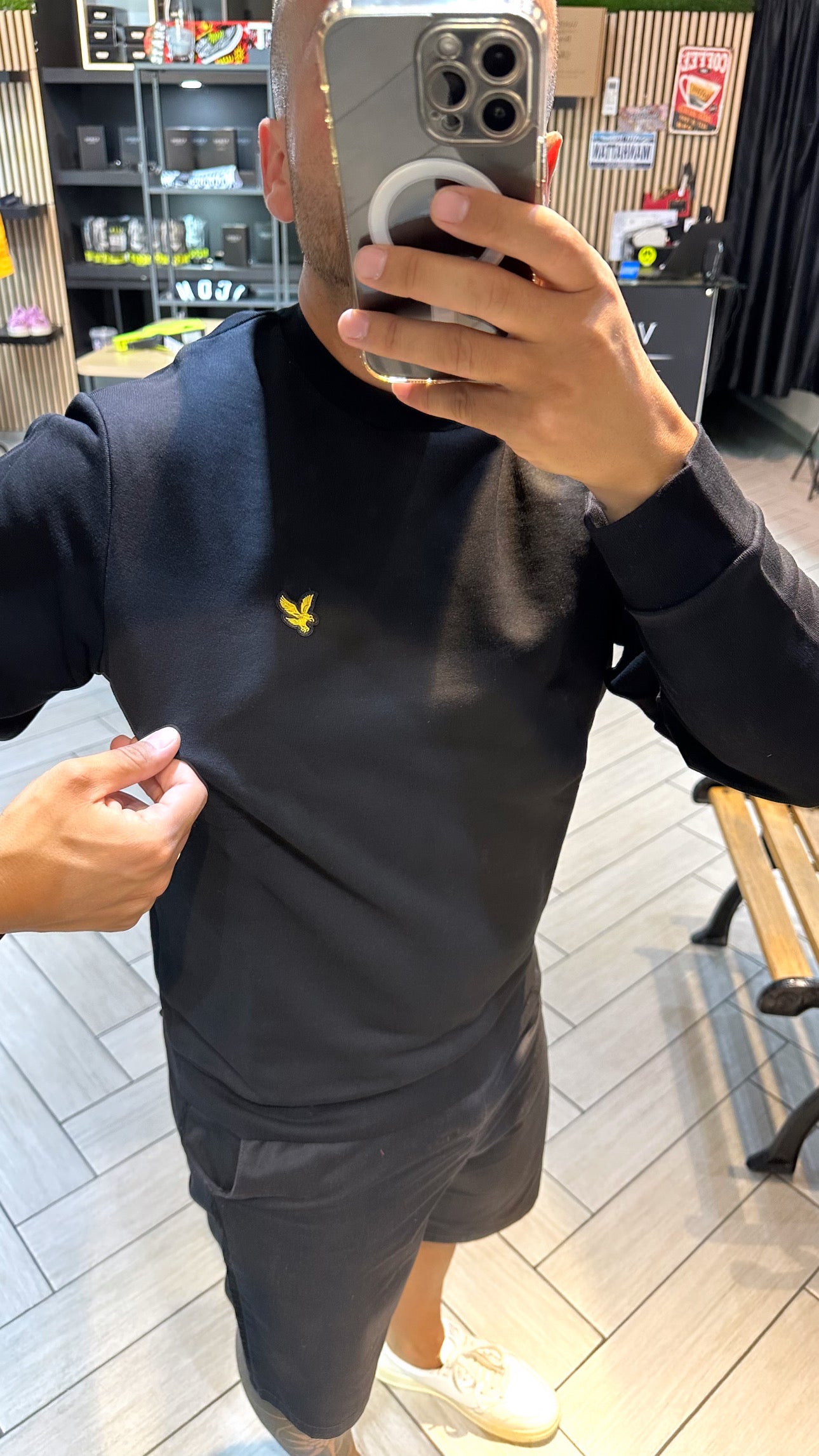 Felpa Girocollo Lyle e Scott
