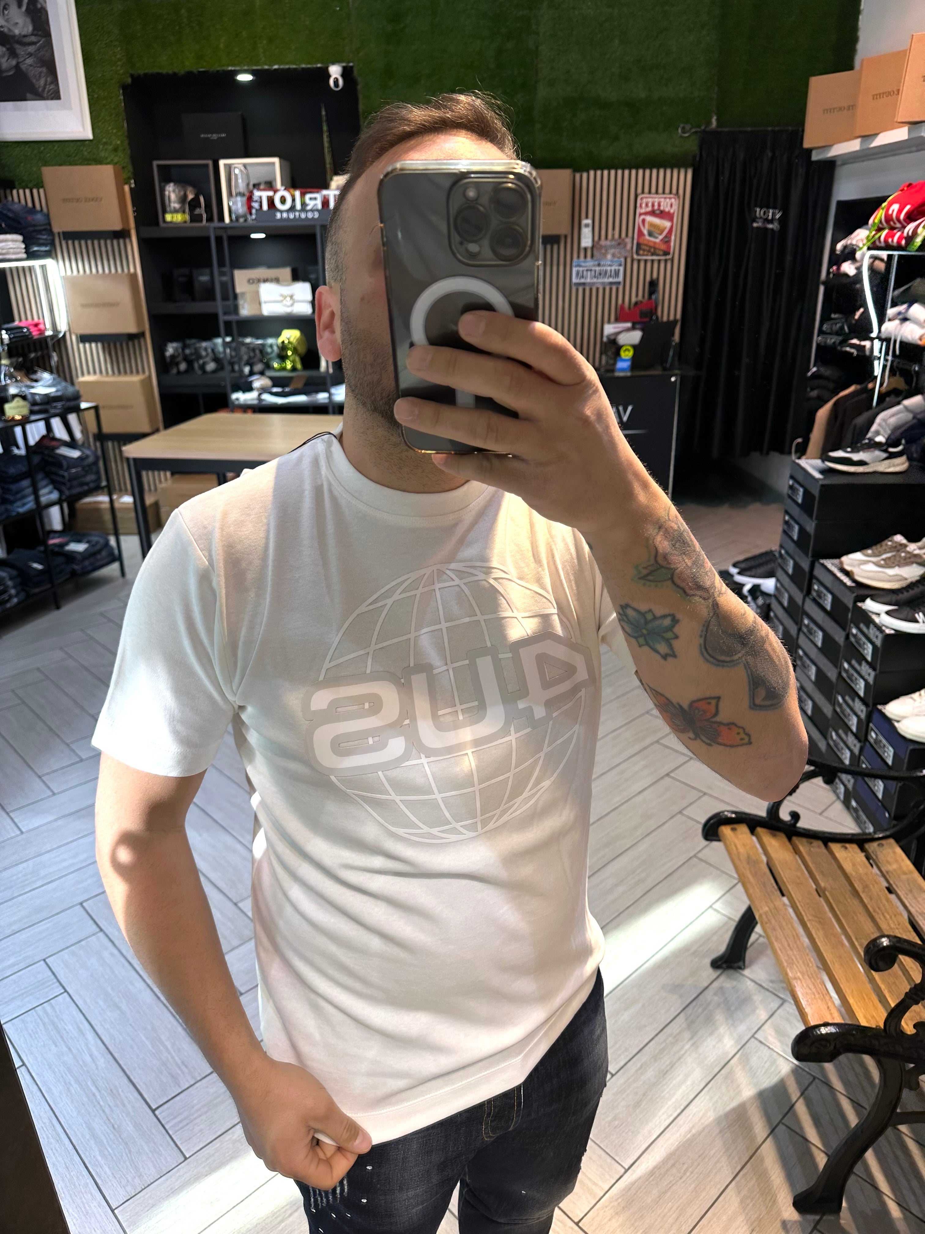T-Shirt 4US PACIOTTI Panna
