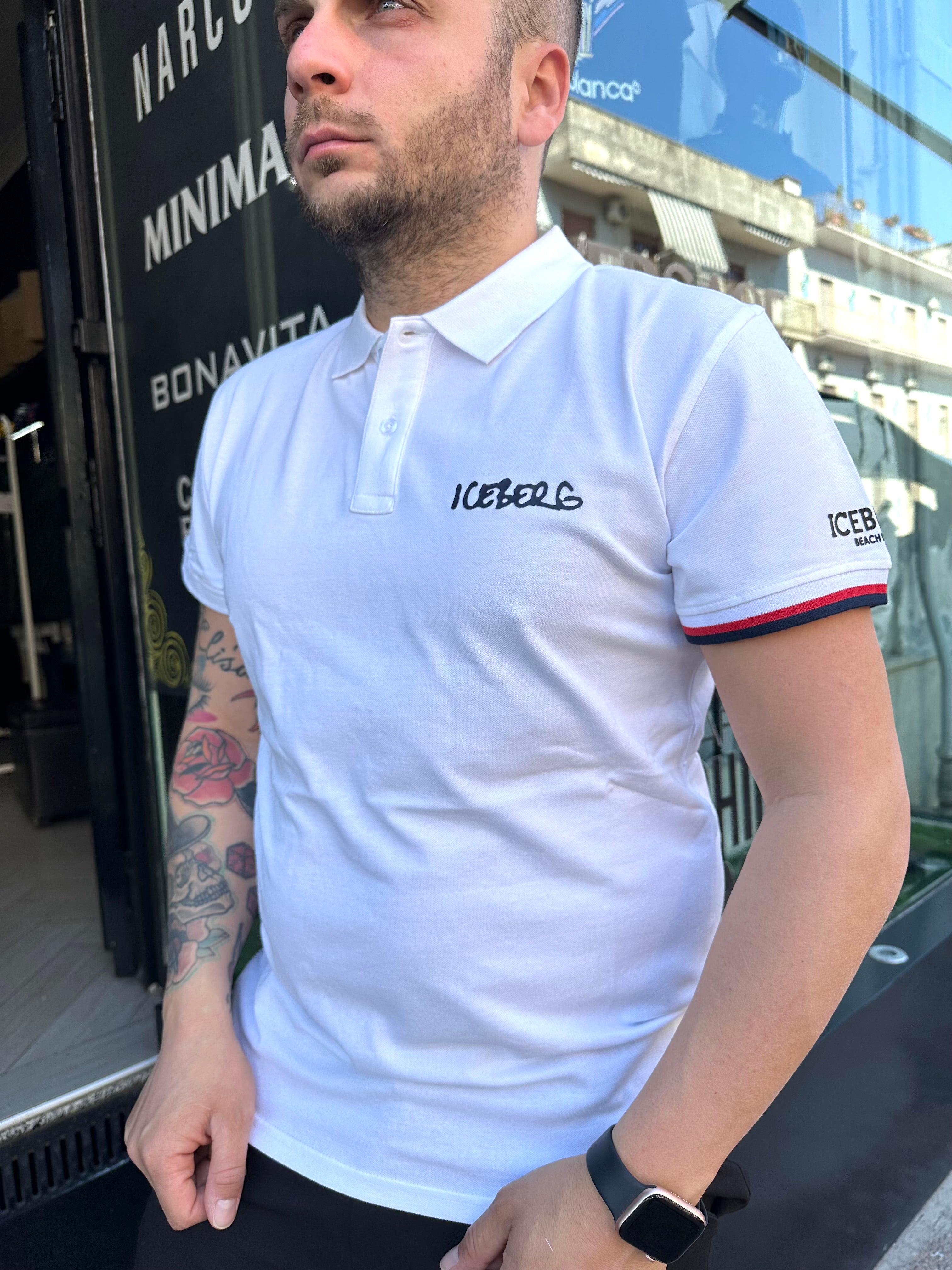 Polo Iceberg Bianca