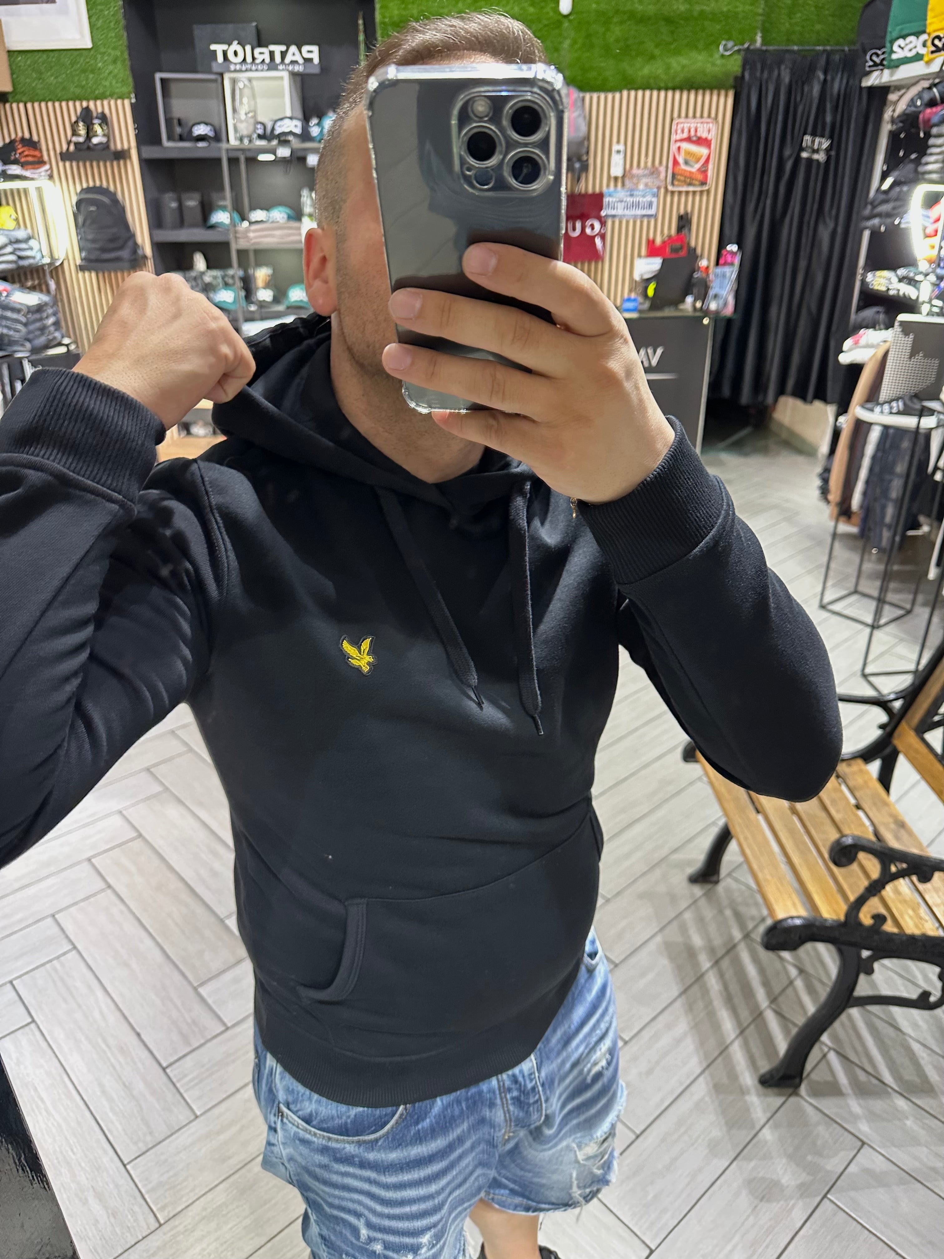 Felpa Lyle e Scott con cappuccio