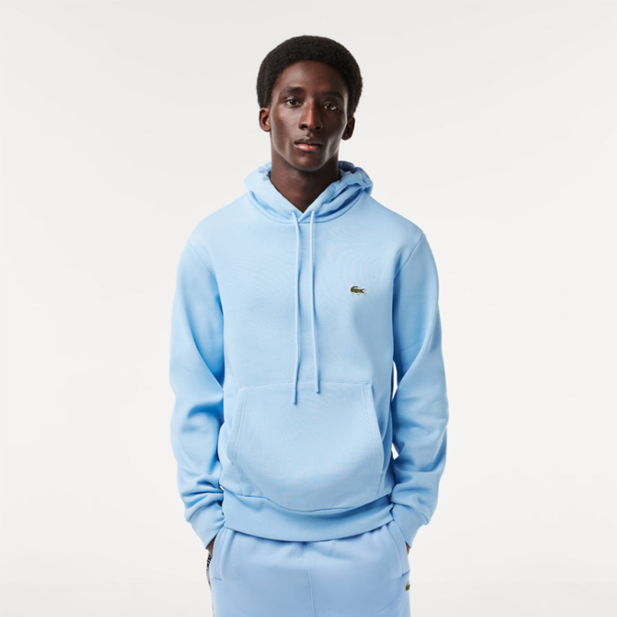 Felpa Lacoste Cappuccio Azzurra