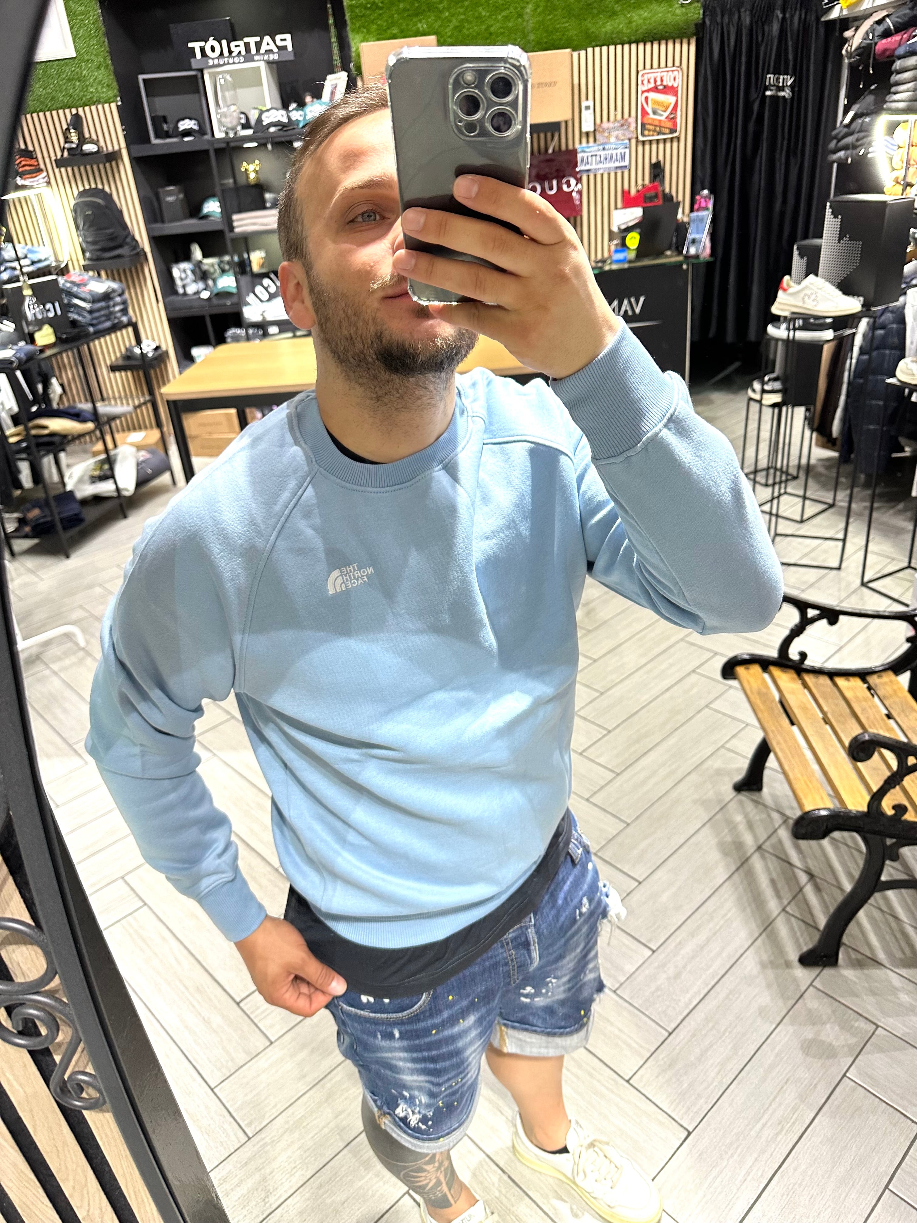 Felpa The North Face azzurra
