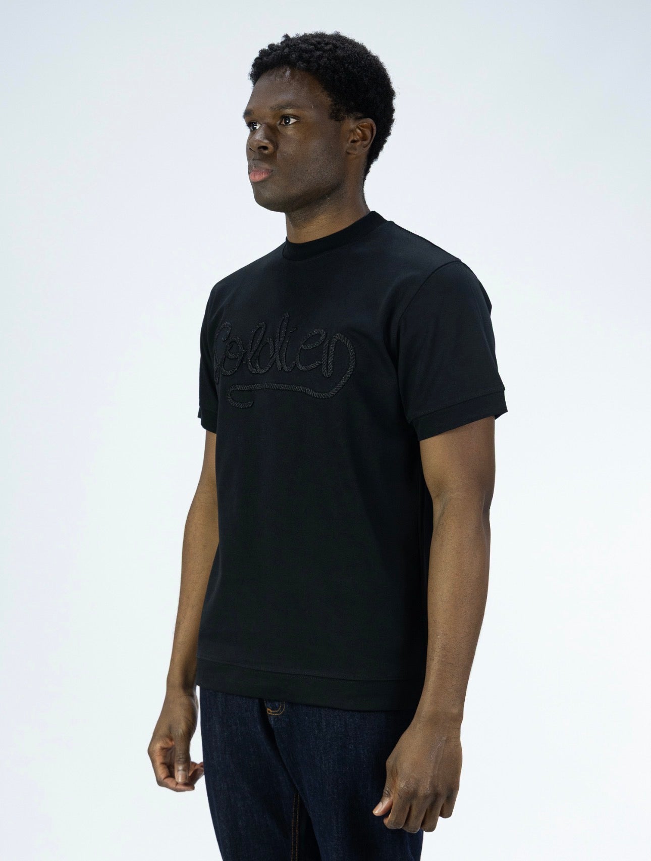 T-shirt Soldier corda nera