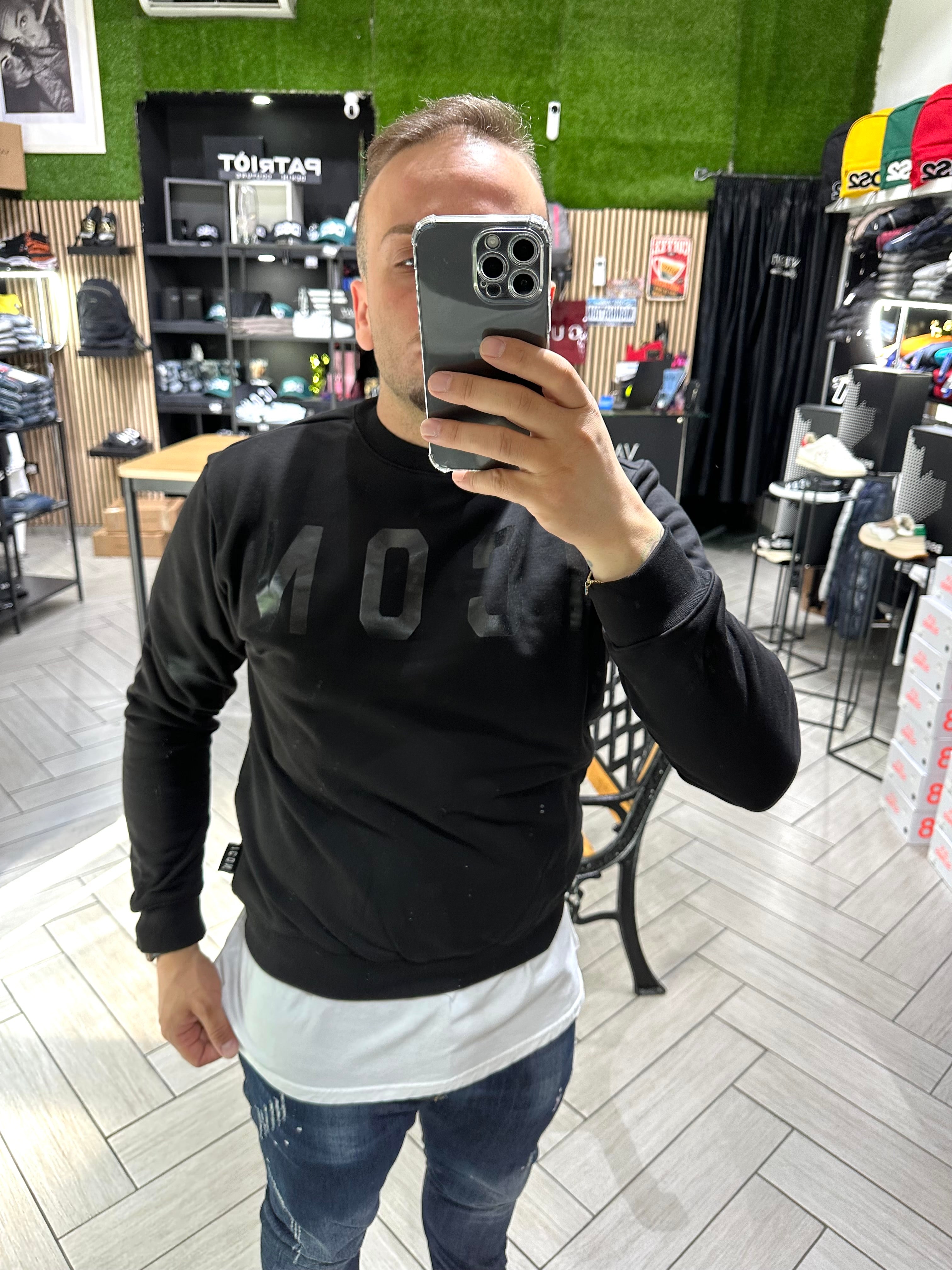 Felpa ICON BASIC Nera