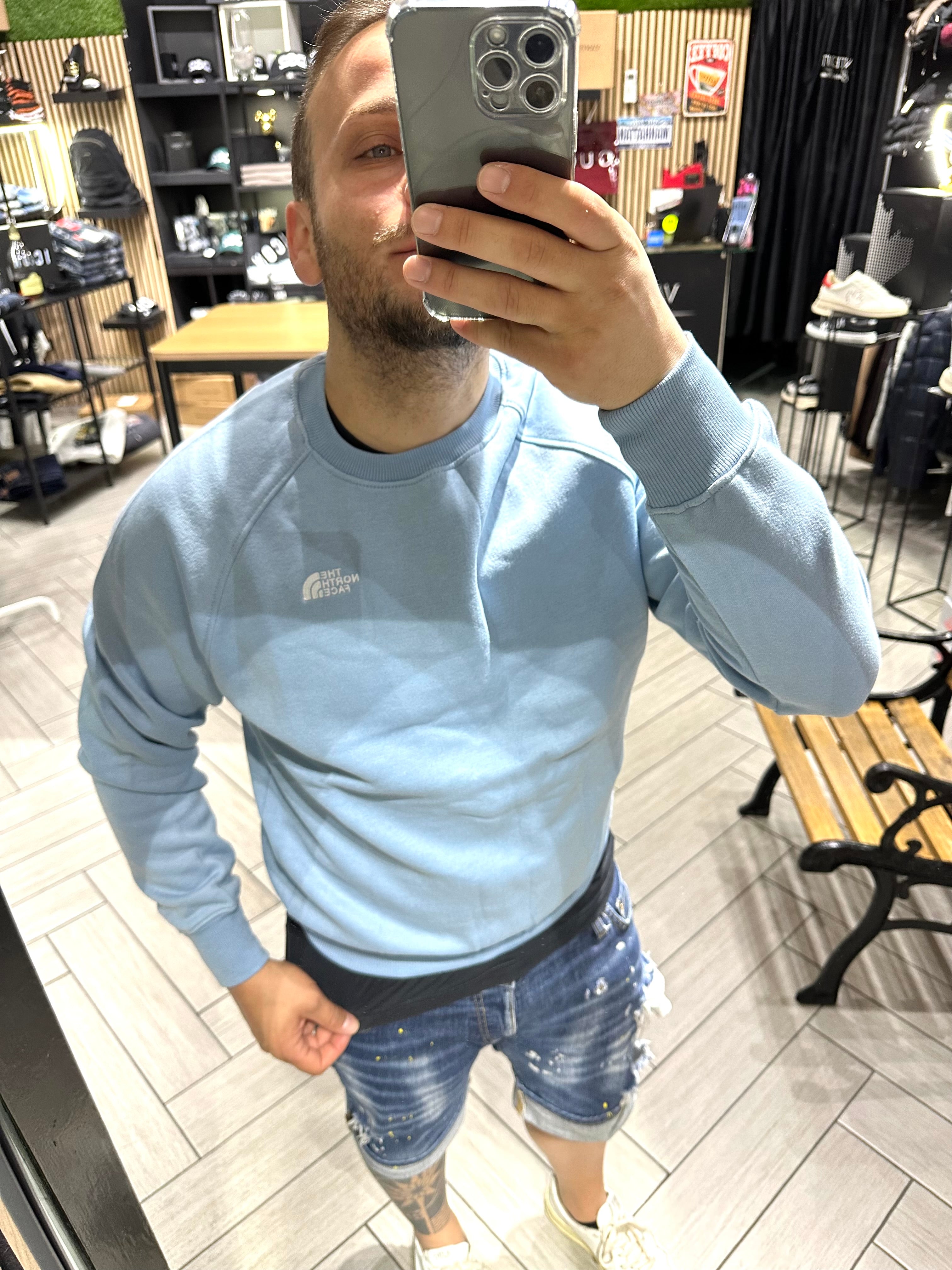 Felpa The North Face azzurra
