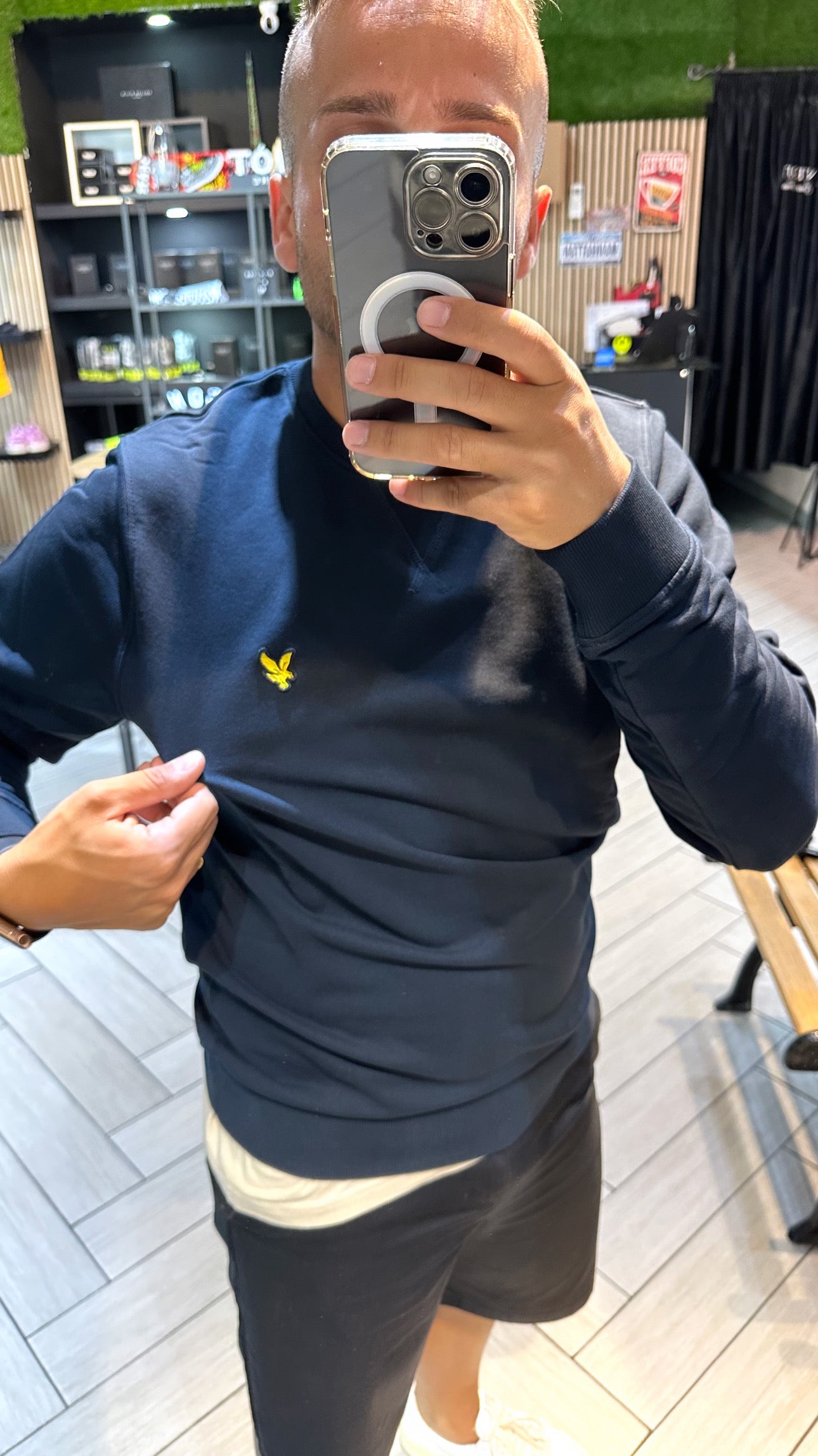 Felpa Girocollo Lyle e Scott