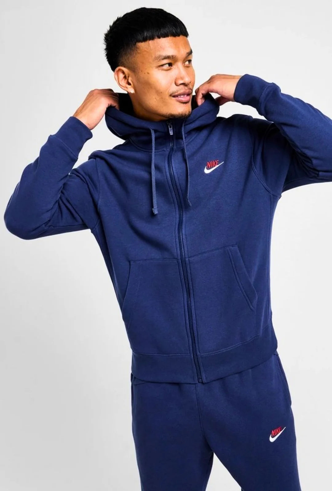 Tuta Nike blu con zip