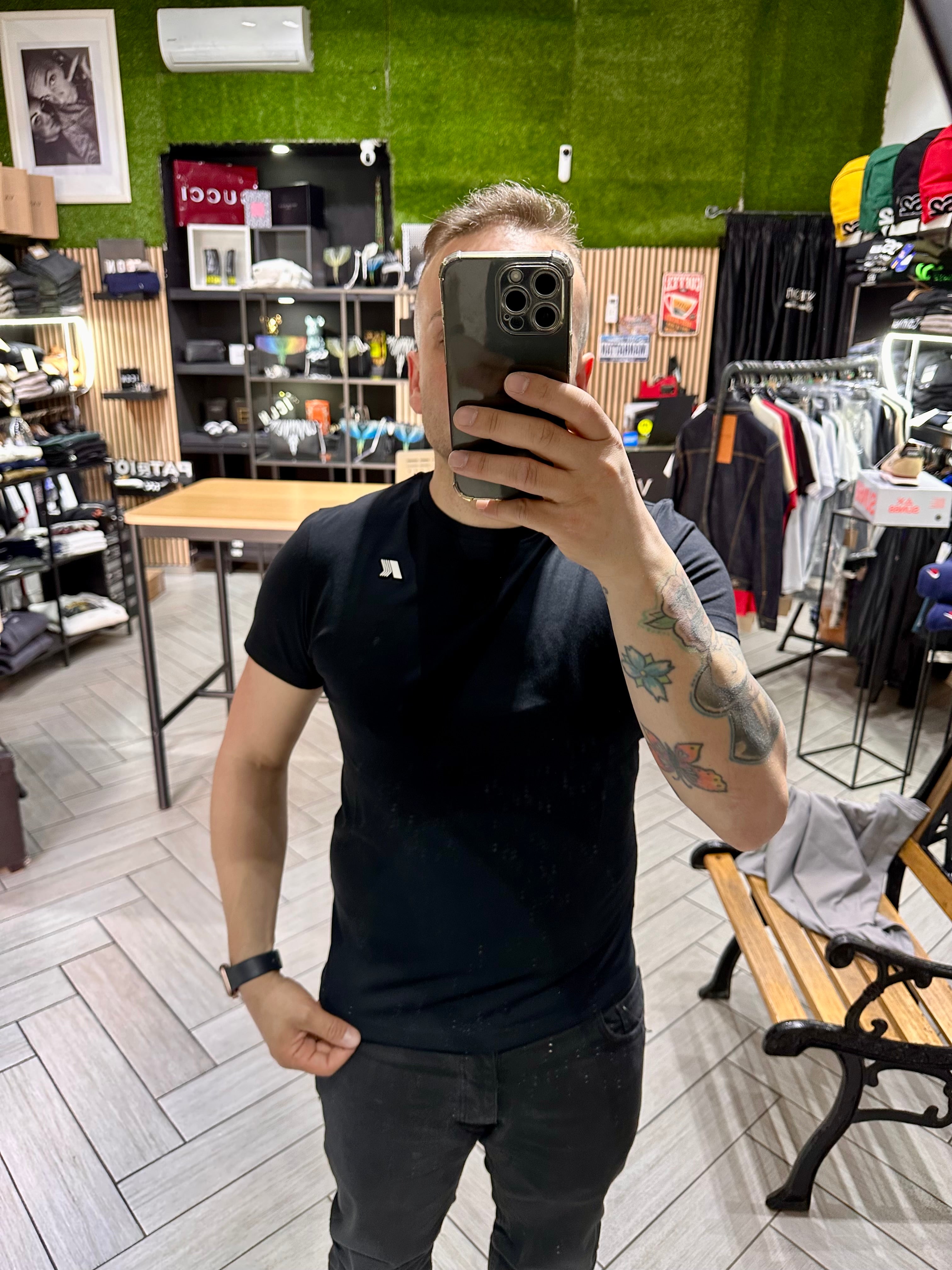 t-shirt Kway logo gommato