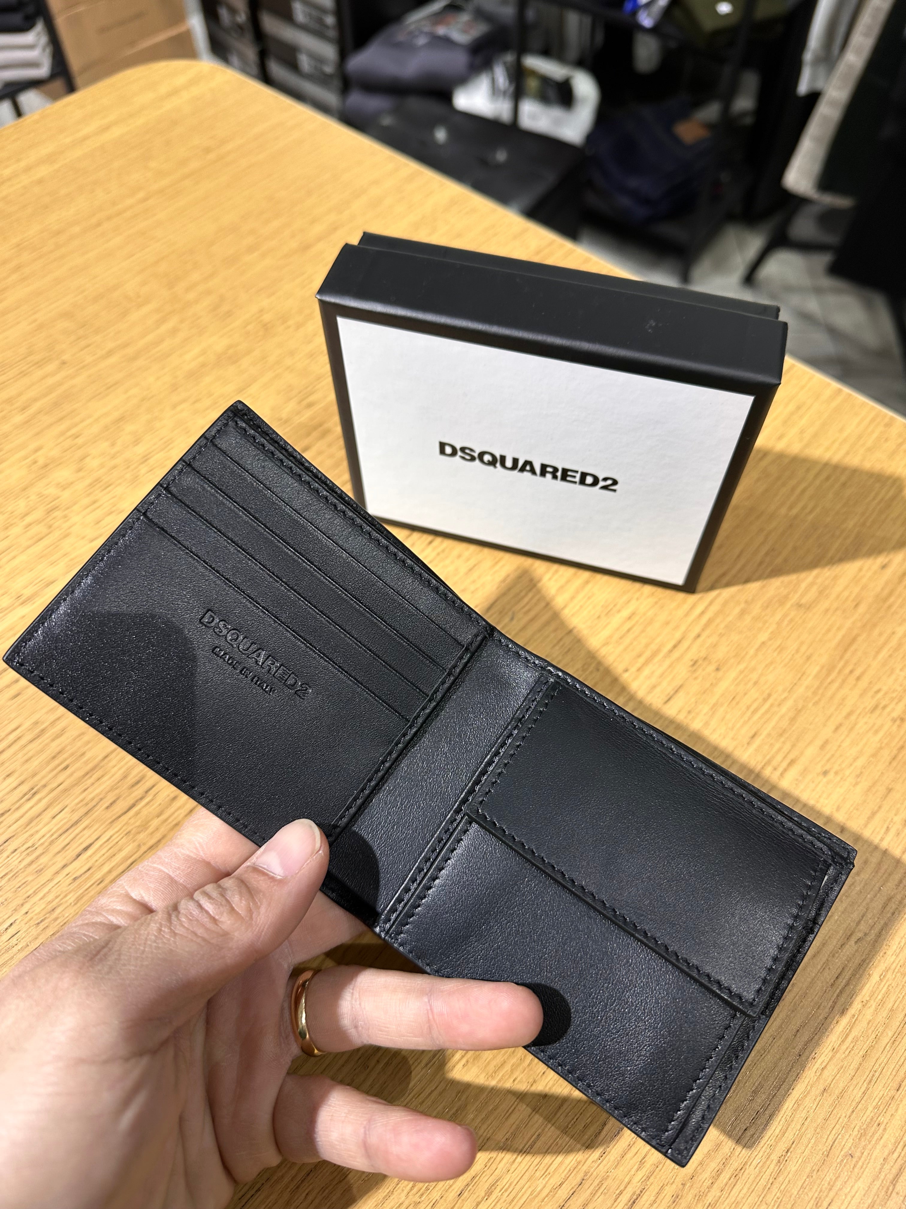 Portafogli in pelle DSQUARED2